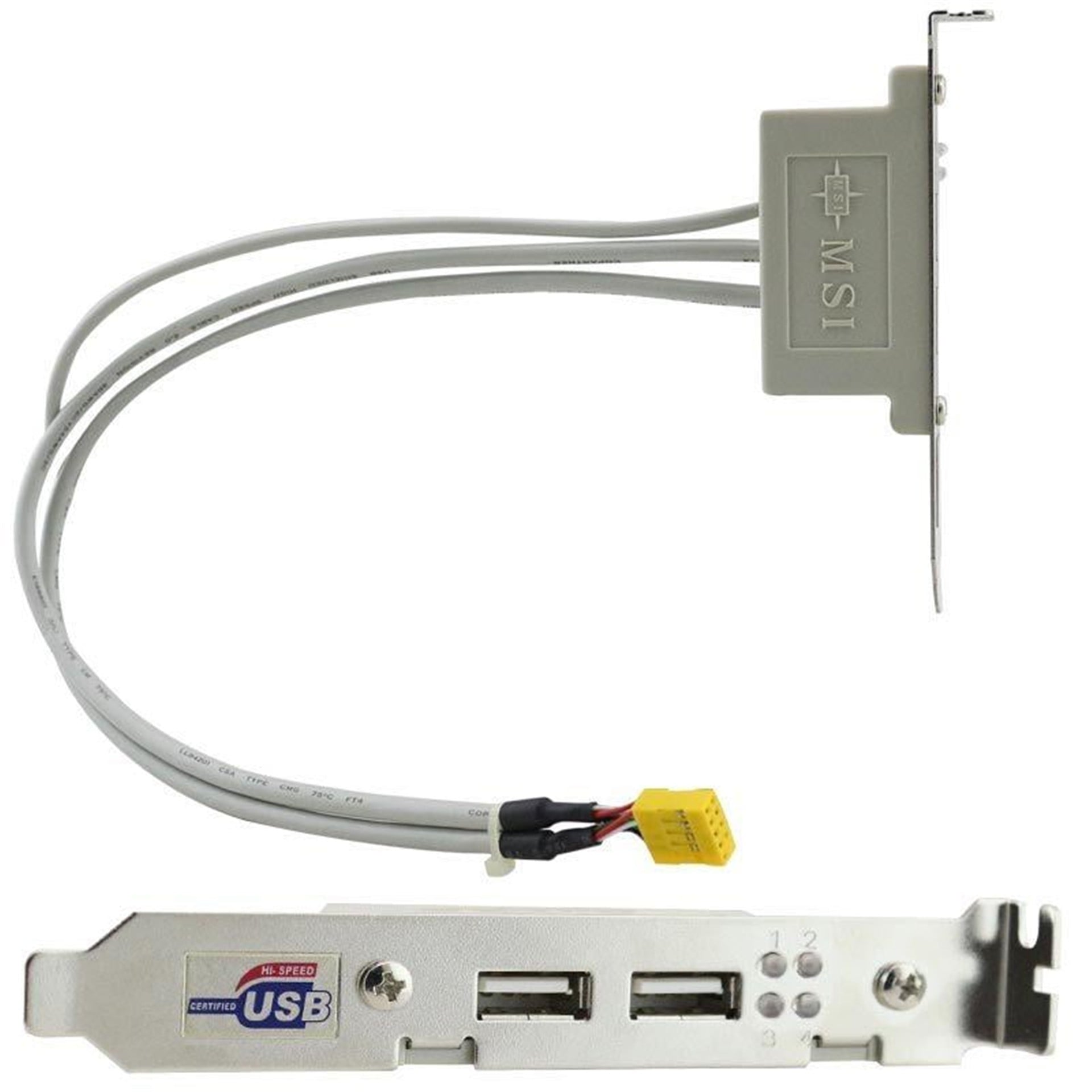 MSI Msı K10-3018002-E06 2 Portlu Usb Braket - USB Çoklayıcı