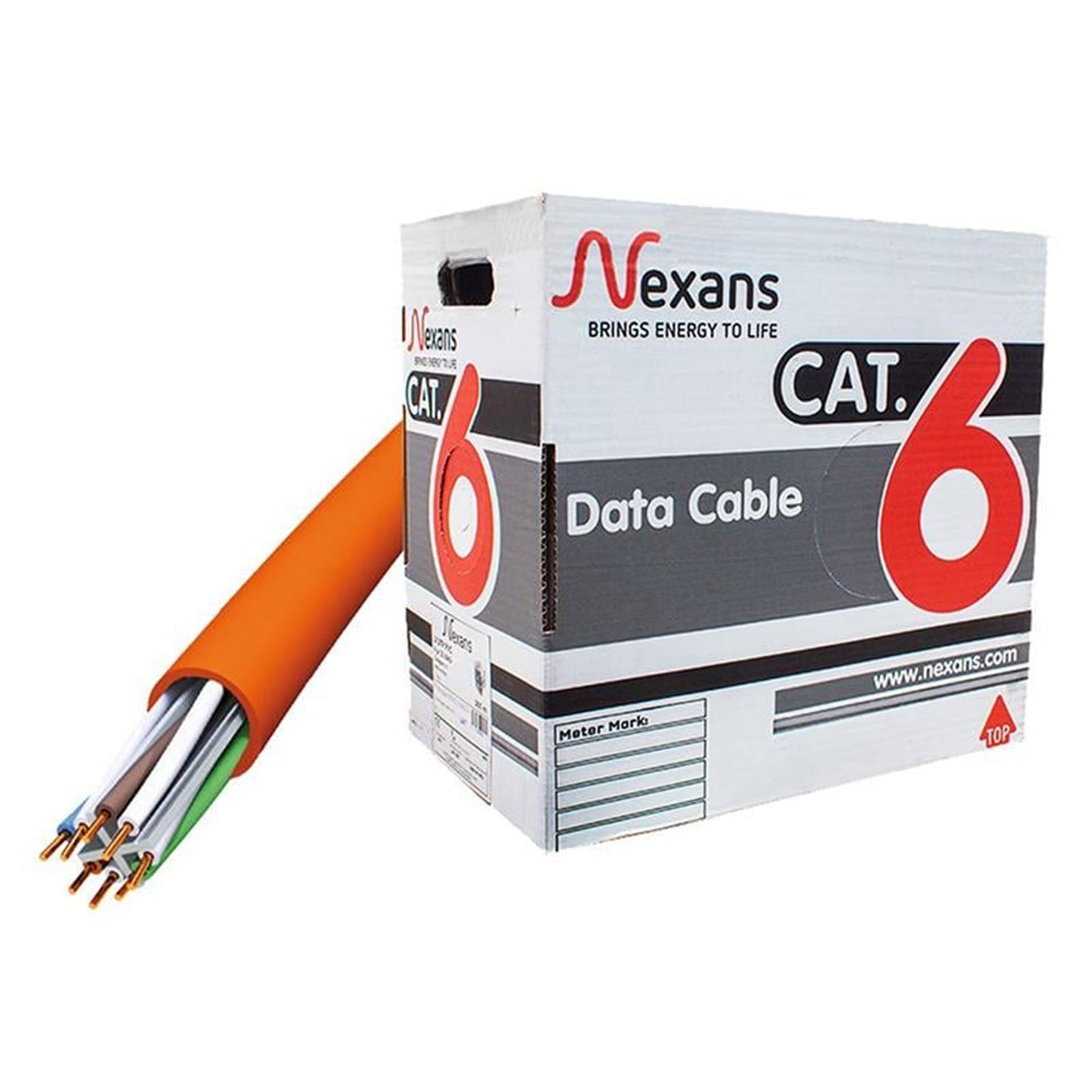 Nexans Nexans Cat6 UTP LSZH 23 Awg Network Data Kablosu 305 Metre - Cat5 Cat6 Cat7 Cat8 Kablo
