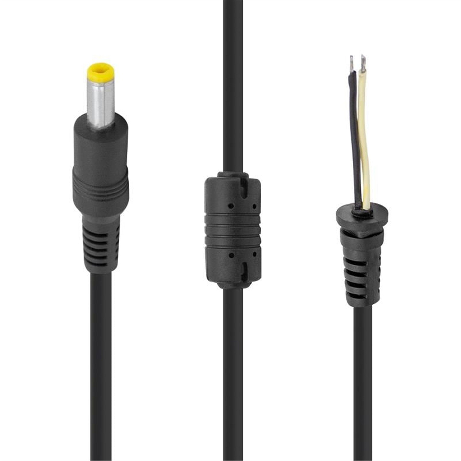 Oem Notebook Adaptörü Jacklı Kablo YD-77 0.75mm (4,8+1,7) - Laptop Adaptör Kabloları