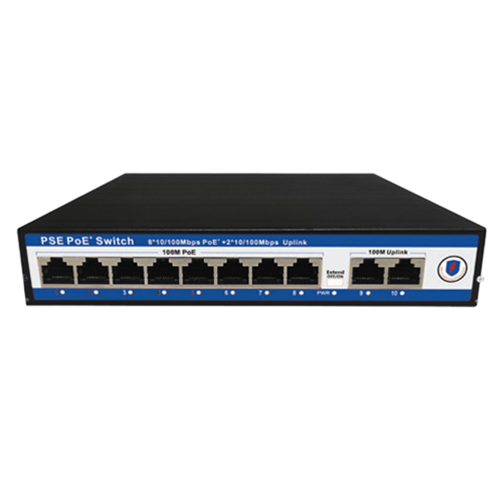 Reyonex NOVACOM NVC-PSE0820 100/1000MBPS 8 PORT POE + 2 PORT UPLİNK SWITCH - Ethernet Switch