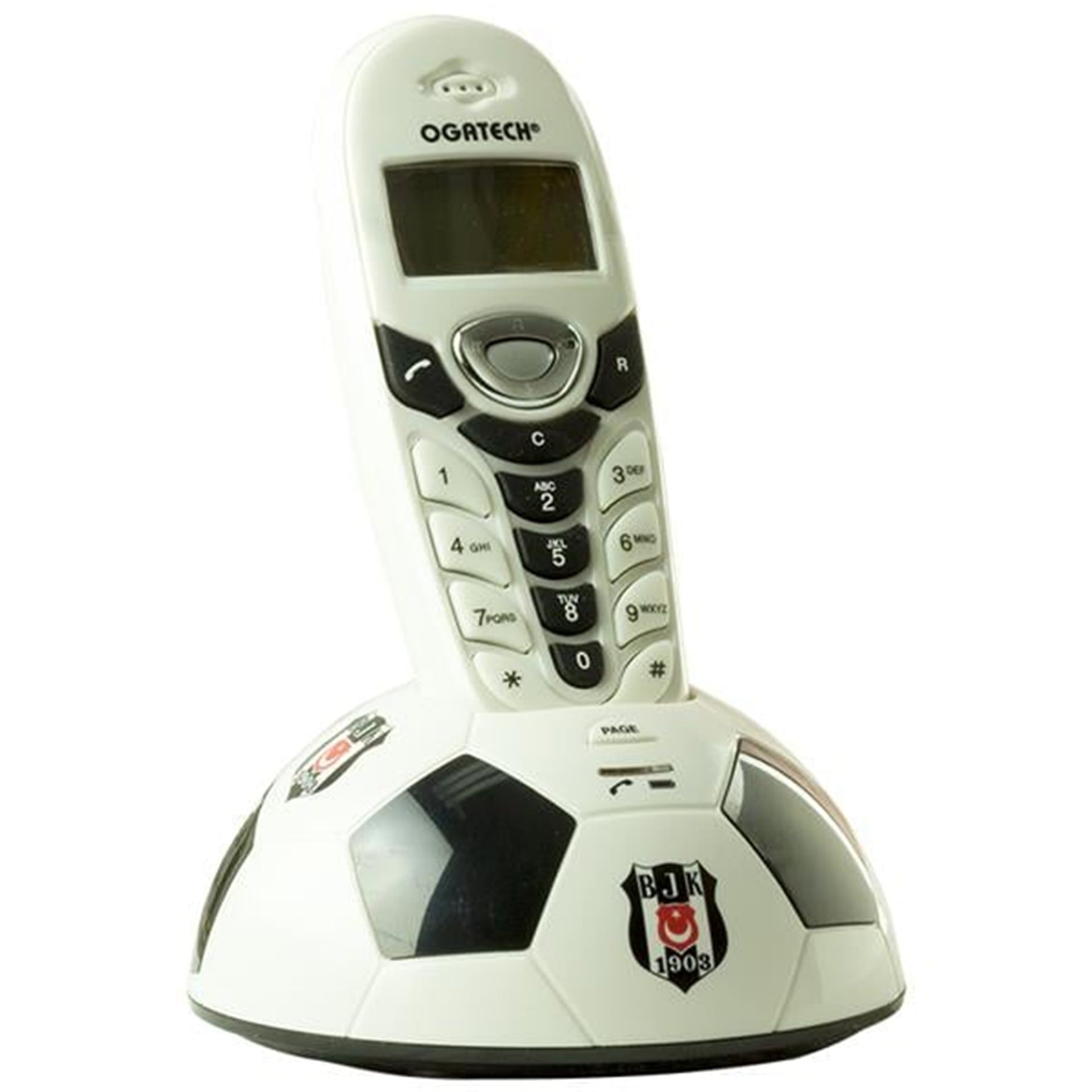 Ogatech Ogatech Beşiktaş Jk Kablosuz Telsiz Dect Telefon (Polifonik Bjk Marşlı) - Kablolu Telefonlar