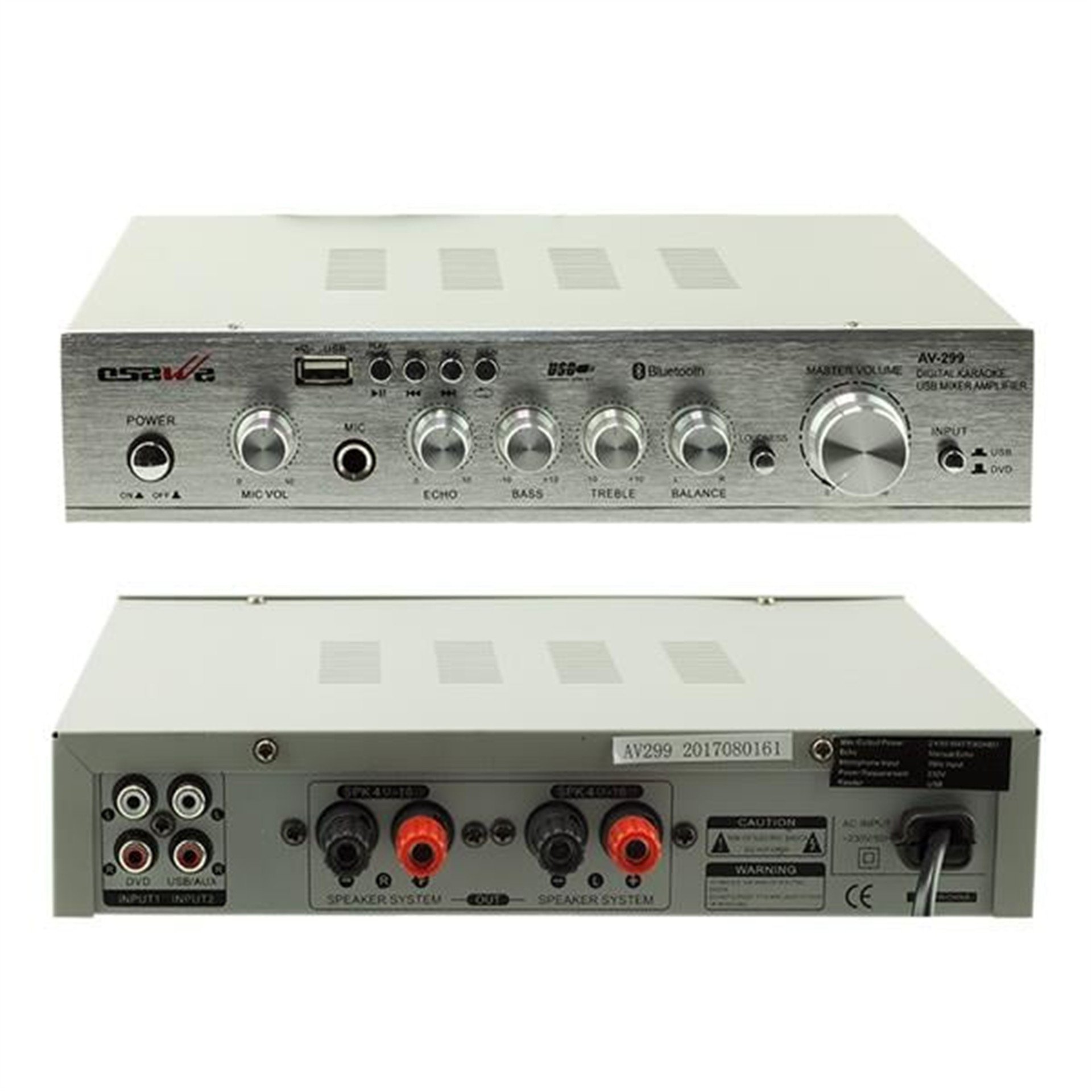 Osawa Osawa AV-299 USB-SD-Bluetooth 160 Watt Anfi - Seslendirme Amfileri