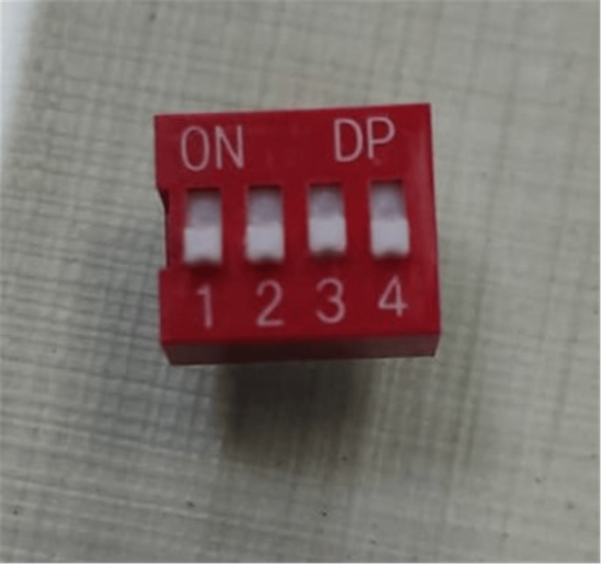 Mert-er Elektronik PCB TİP 4'LÜ KIRMIZI DIP SWITCH - Kategorisiz
