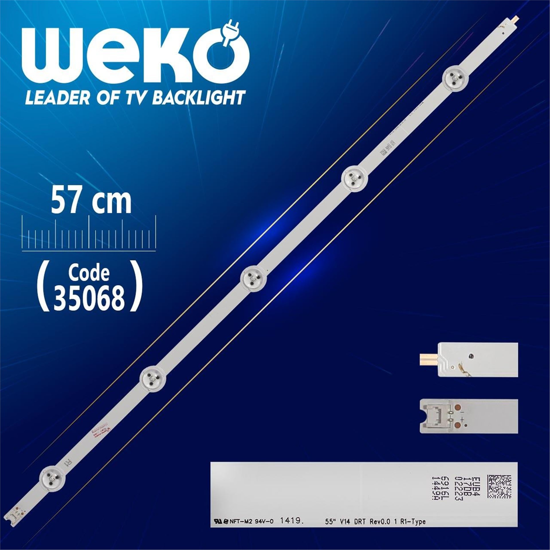Weko Philips 55'' V14 DRT REV0.0 1 R1-TYPE - 57 Cm 5 Ledli Tv Led Tv Bar (WK-834) - Tv Led Bar