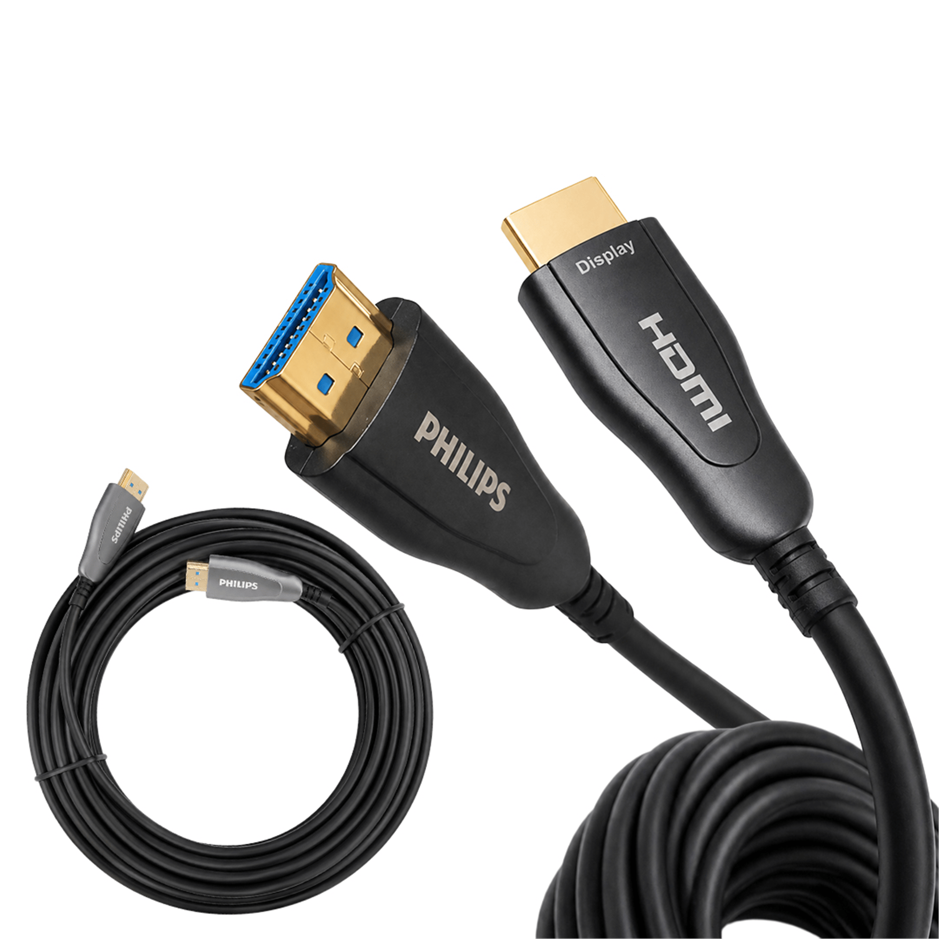 Philips Philips SWR3019W/93 25 Metre 4K 60Hz AOC Fiber Optik HDMI Kablo Çinko Alaşım Gövde - HDMI Kablo