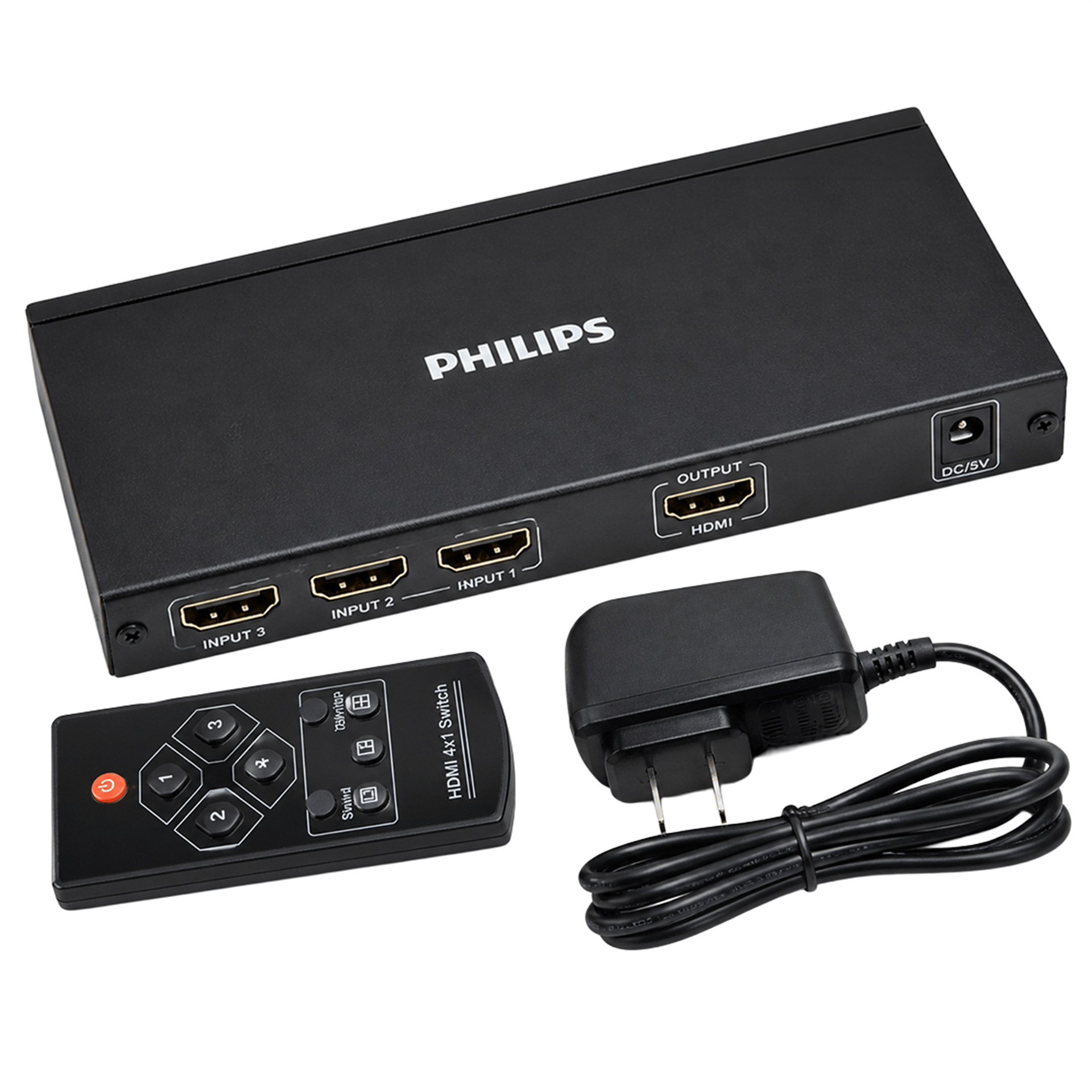 Reyonex Philips Swr9101W/93 Hdmı Quad Multi-Viewer 4-Giriş 1-Çıkış Ekran Bölücü Ve Seçici Switch - Çevirici-Dağıtıcılar