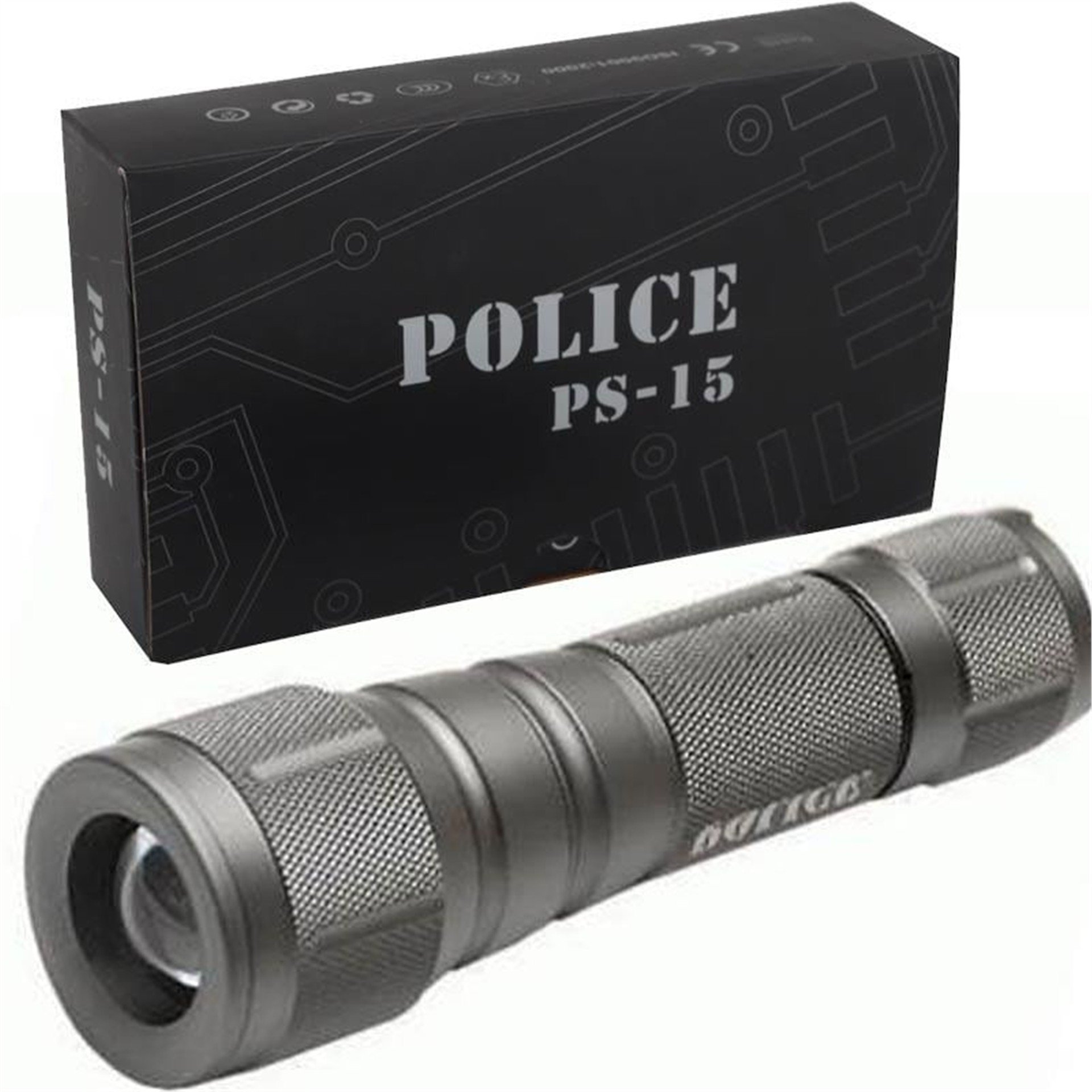 Police Police PS-15 Cree Power Led Zoomlu Şarjlı El Feneri - Fener ve Işıldaklar