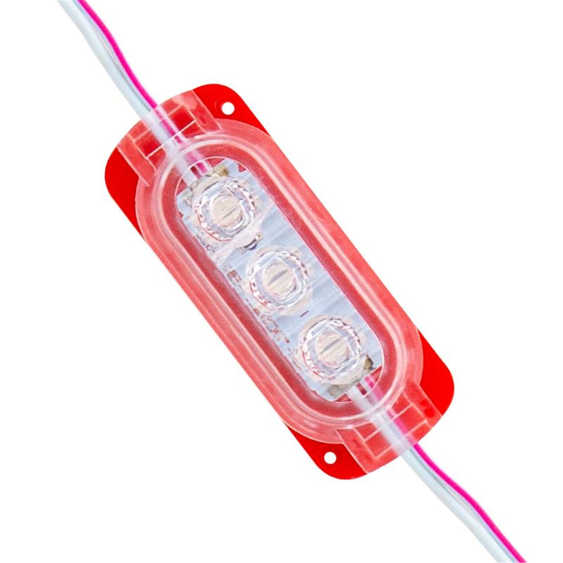 Powermaster Powermaster 12 Volt 0.6 Watt Kırmızı 2835 65 X 25 Mm IP65 120 Lümen 160 Derece Modül Led - Modül Led