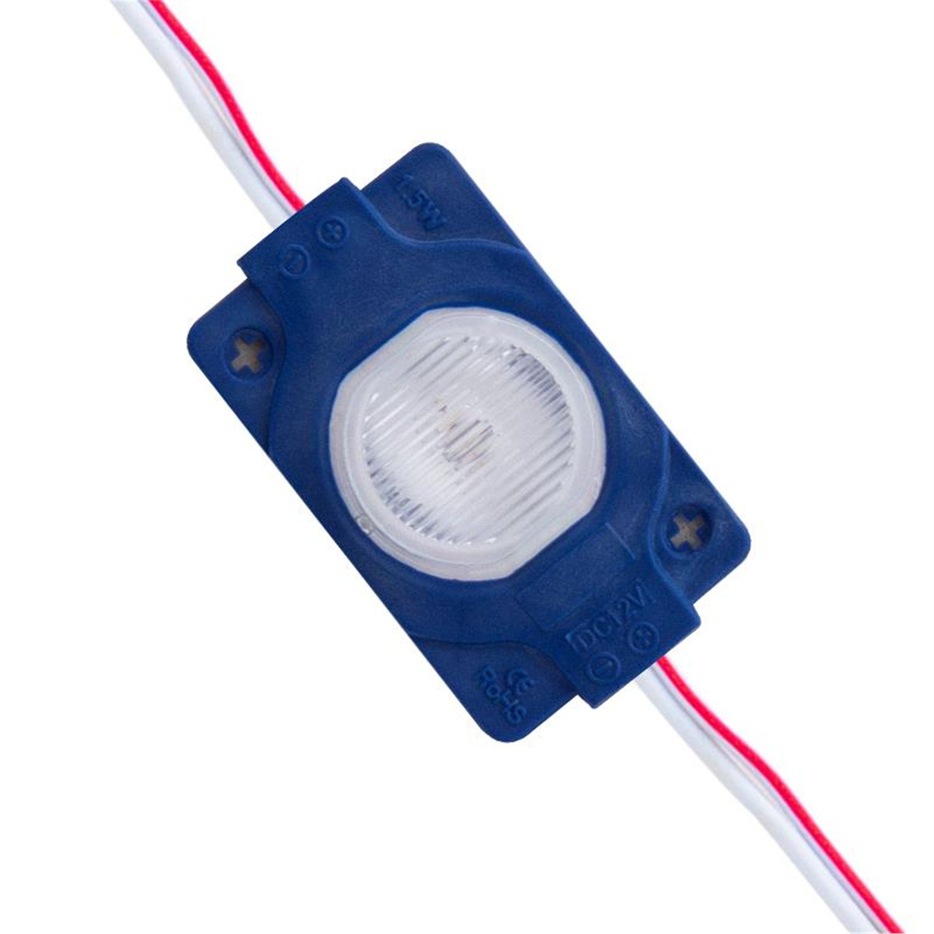 Powermaster Powermaster 12 Volt 1.5 Watt 40*30 Mavi 3030 Modül Led - Modül Led