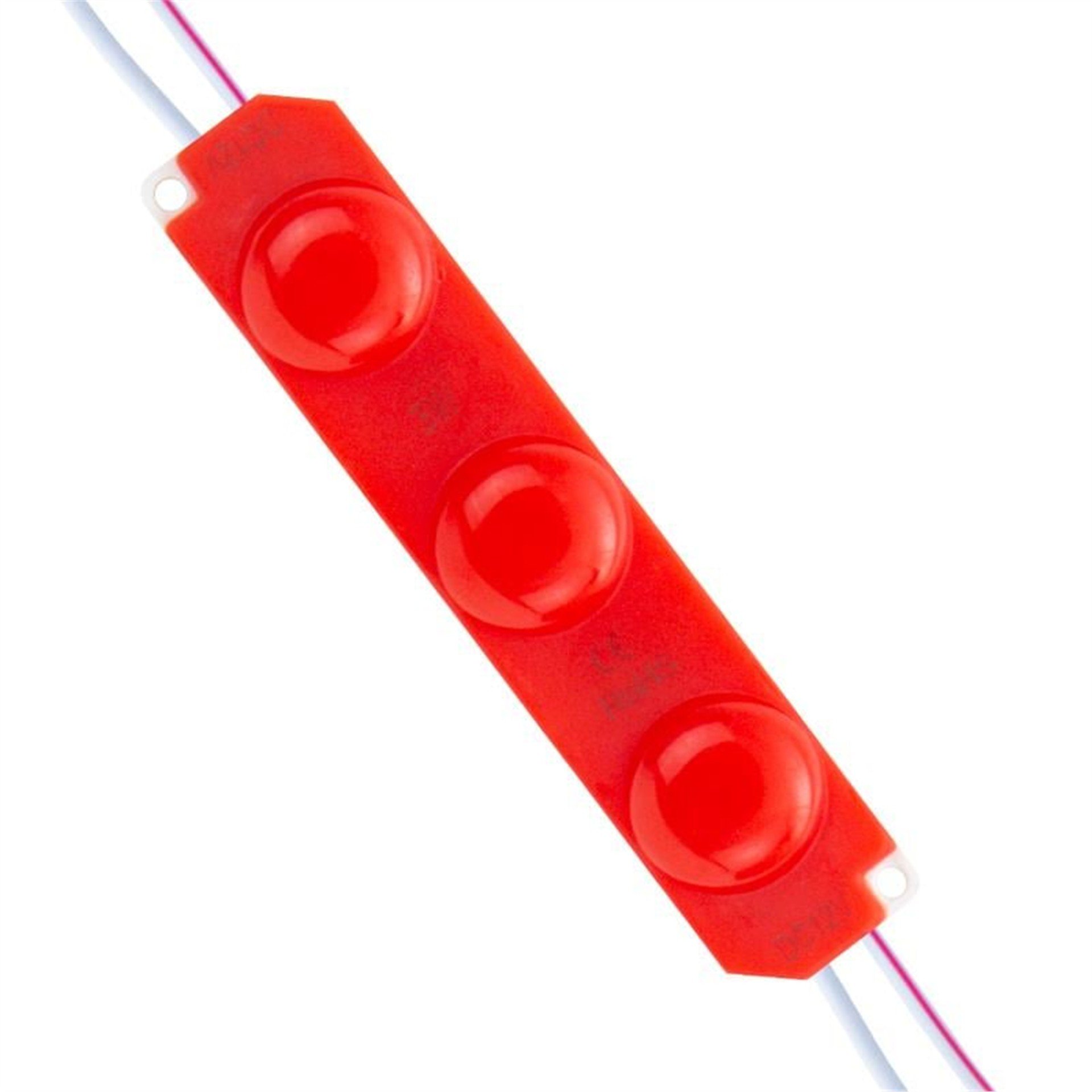 Powermaster Powermaster 12 Volt 3 Watt Kırmızı 2835 93 X 21 Mm IP65 220 – 240 Lümen 180 Derece - Modül Led