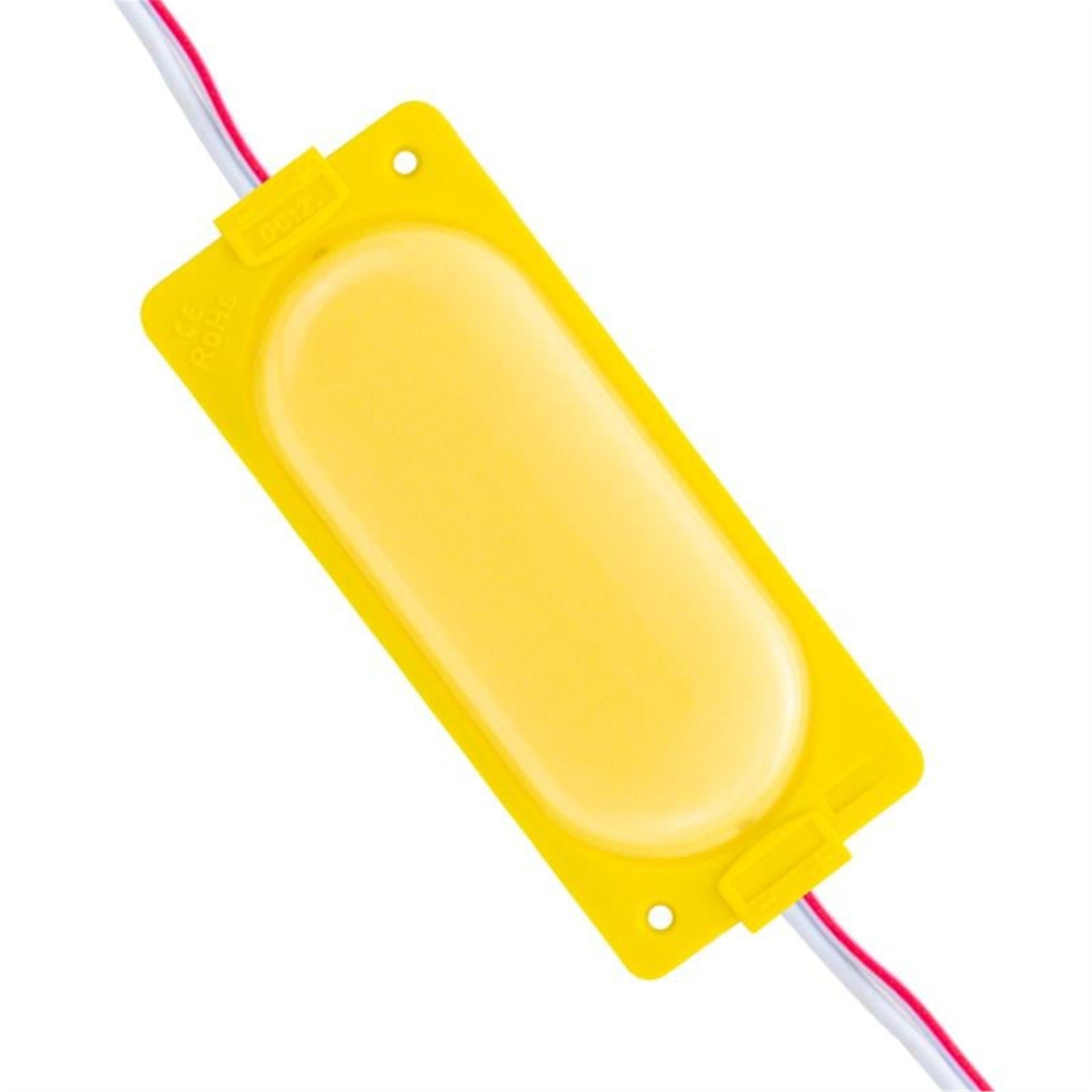 Powermaster Powermaster 12 Volt 3 Watt Sarı 85 X 35 Mm IP65 220 – 240 Lümen 140 Derece Cob Modül Led - Modül Led
