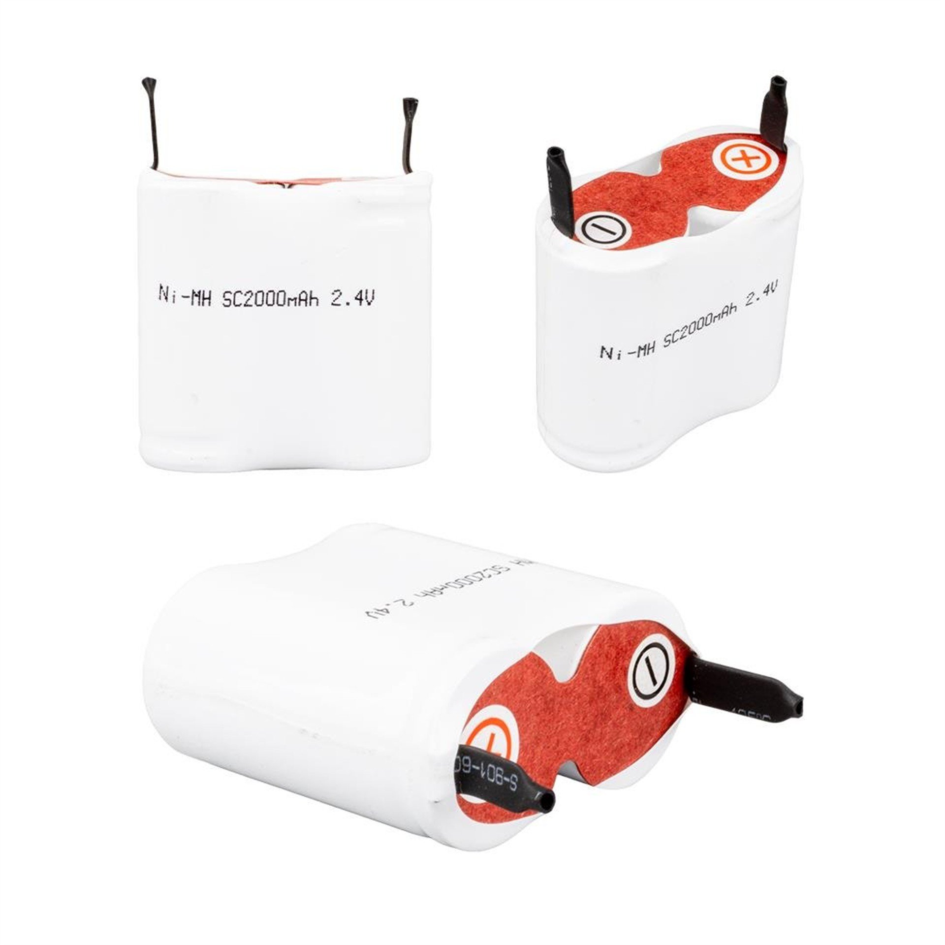Powermaster Powermaster 2.4 V 2000 mAh 2'li Yanyana Şarjlı Süpürge Pili PM-21365 - Şarjlı Piller