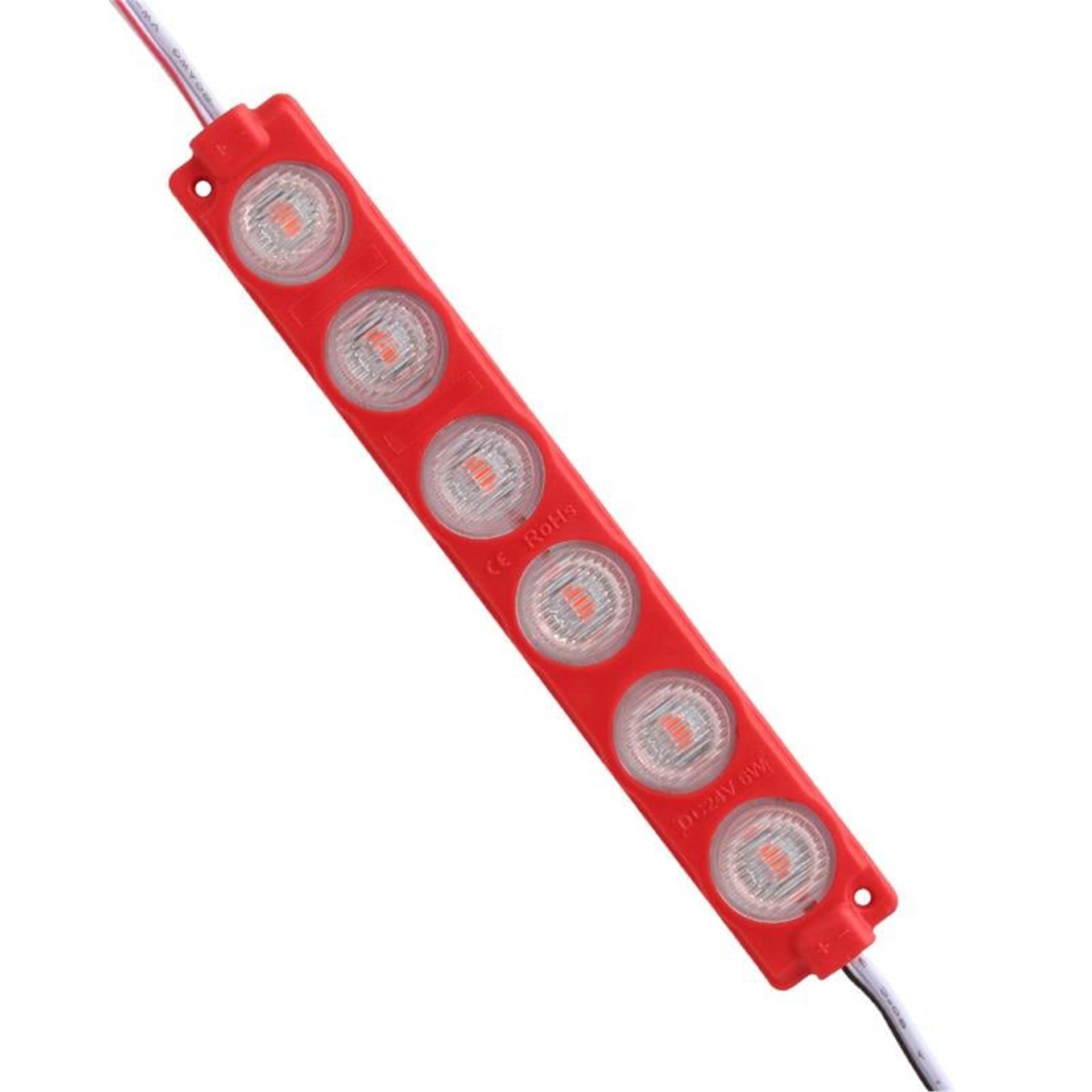 Powermaster Powermaster 24 Volt 1.3 Watt Kırmızı 3030 Cob Modül Led - Modül Led