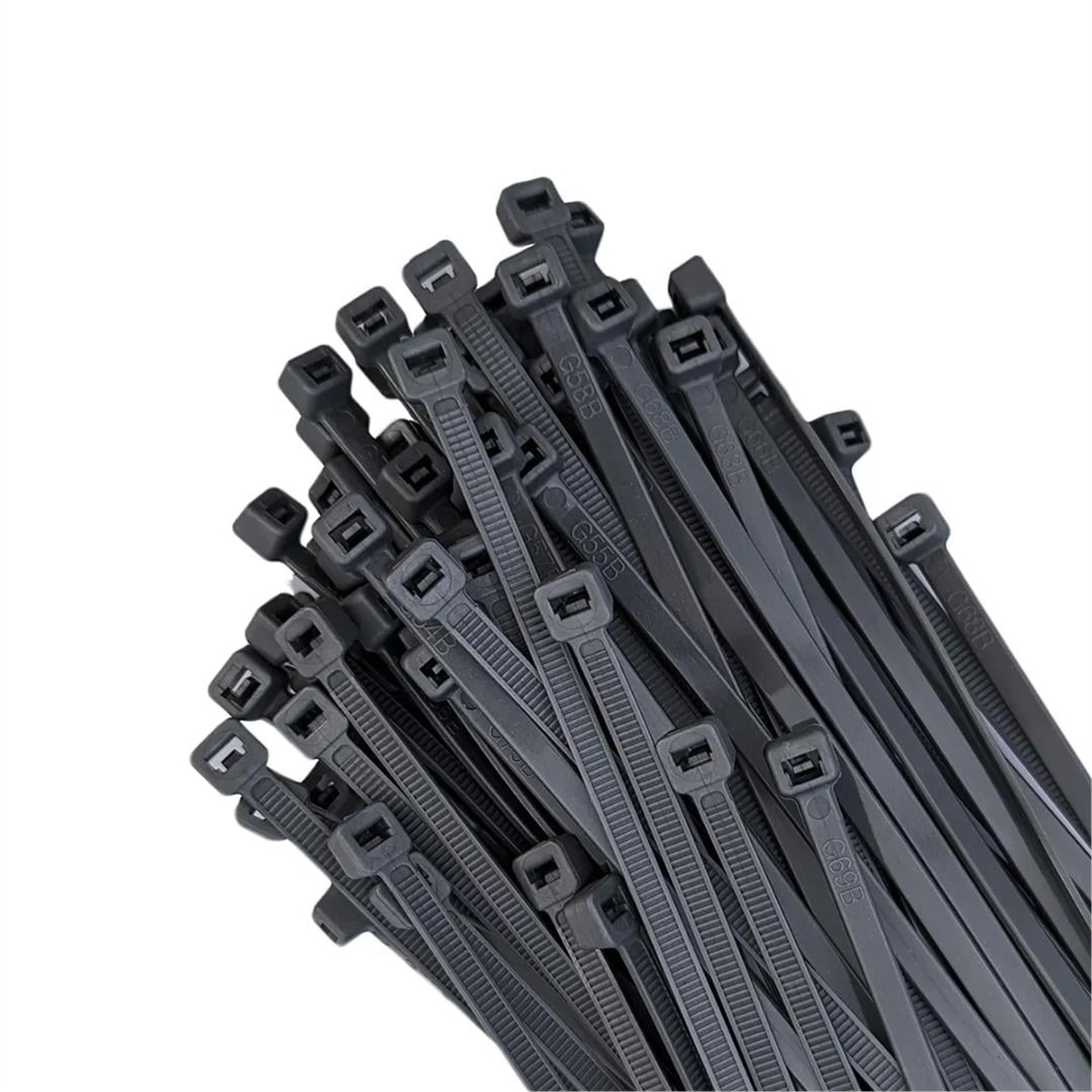 Powermaster Powermaster 37 Cm Siyah 3.6 Mm Kablo Bağı (100'lü Paket) - Kablolama Ekipmanları