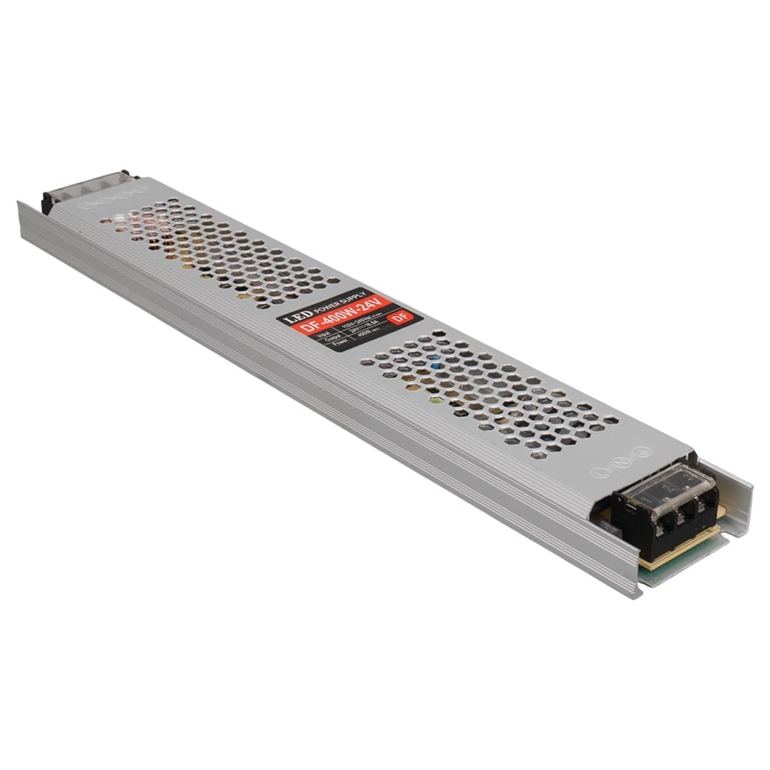 POWERMASTER 400 WATT - 24 VOLT - 16.6 AMPER METAL KASA ADAPTÖR (33.8 X 5.2 X 2.2 CM)