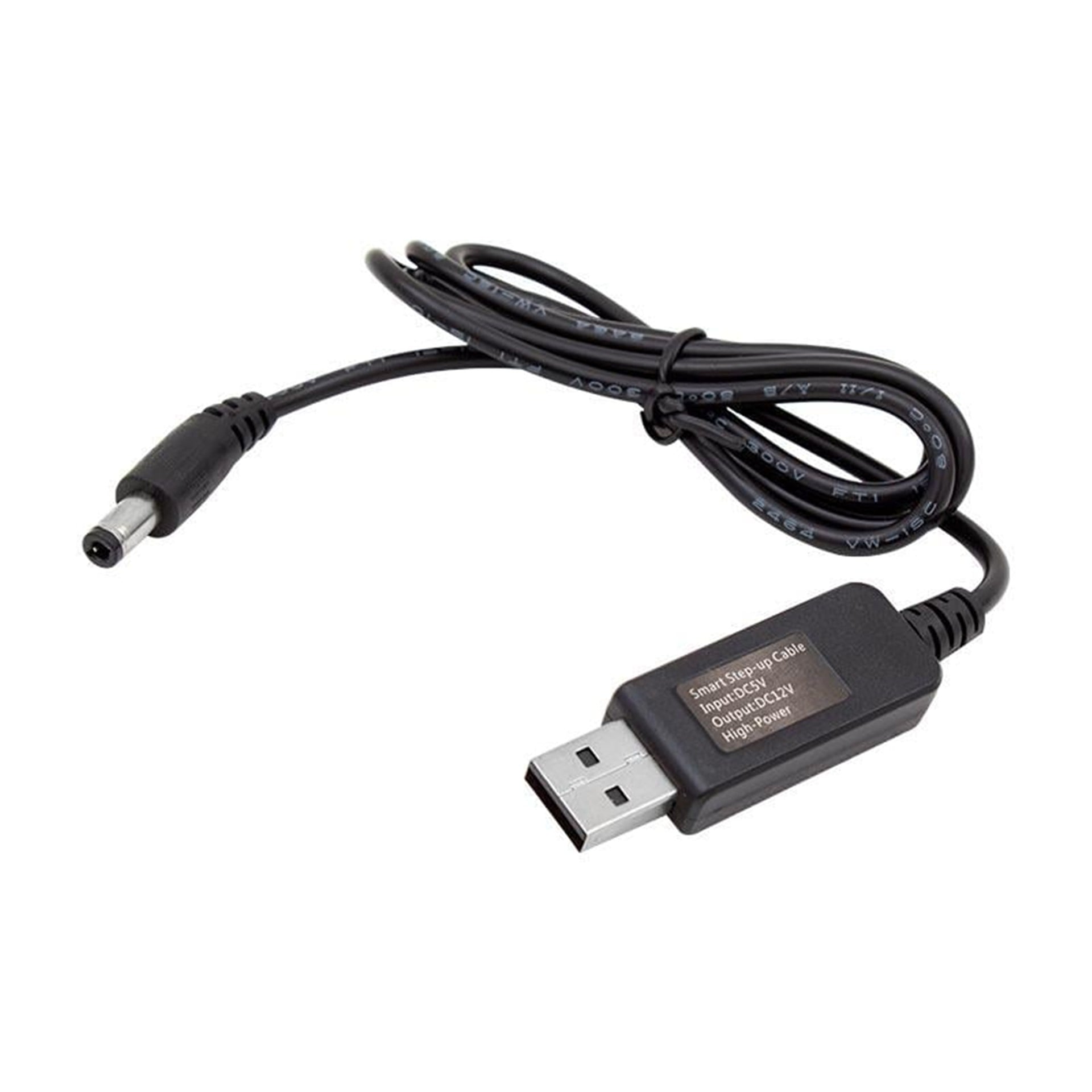 Powermaster Powermaster 5V-12V USB To DC 5.5*2.5mm Kablo (12 Volt 1 Amper) - Çevirici Dağıtıcı