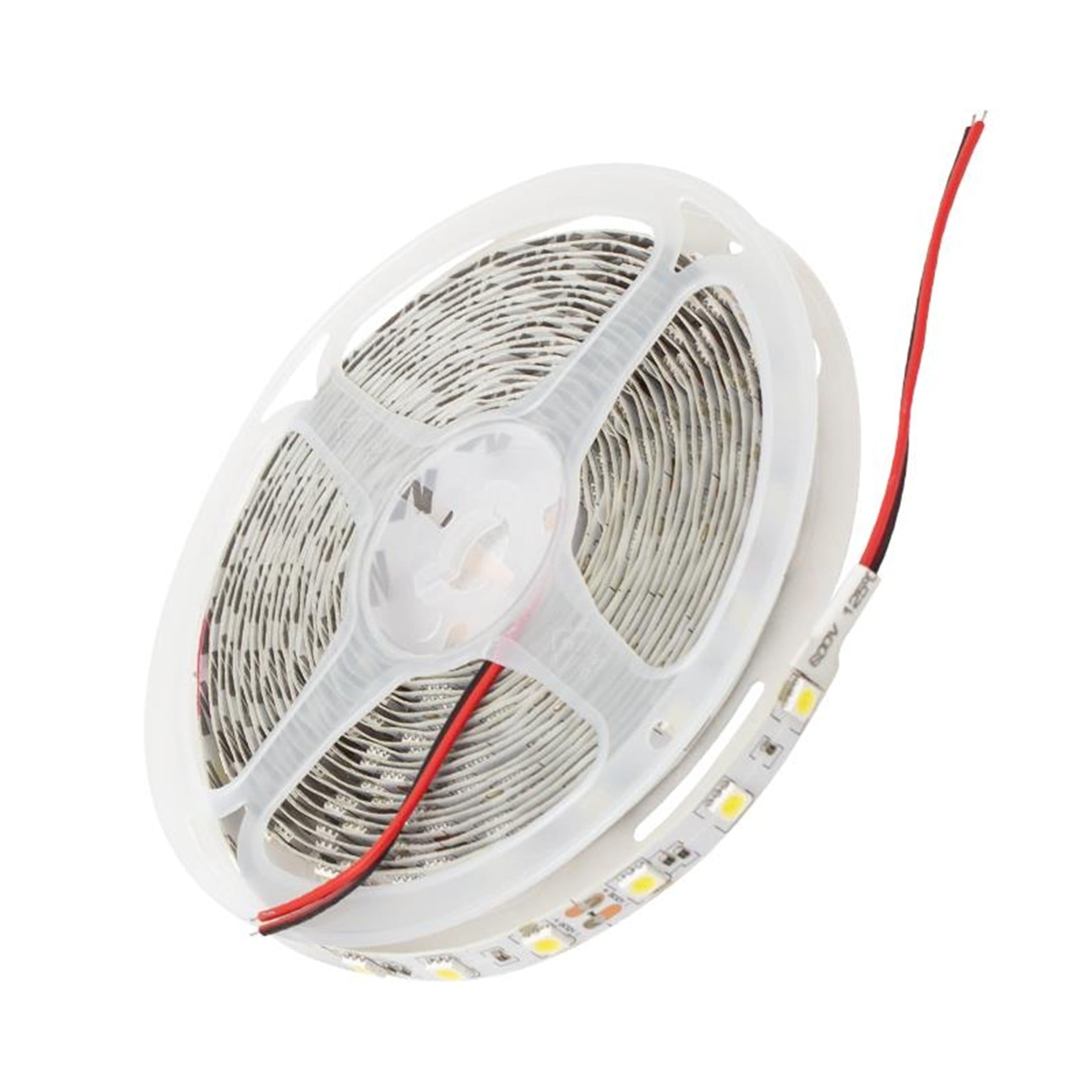 Powermaster Powermaster 60 Led Üç Çipli Beyaz İç Mekan Silikonsuz 5 Metre Şerit Led - Şerit Ledler