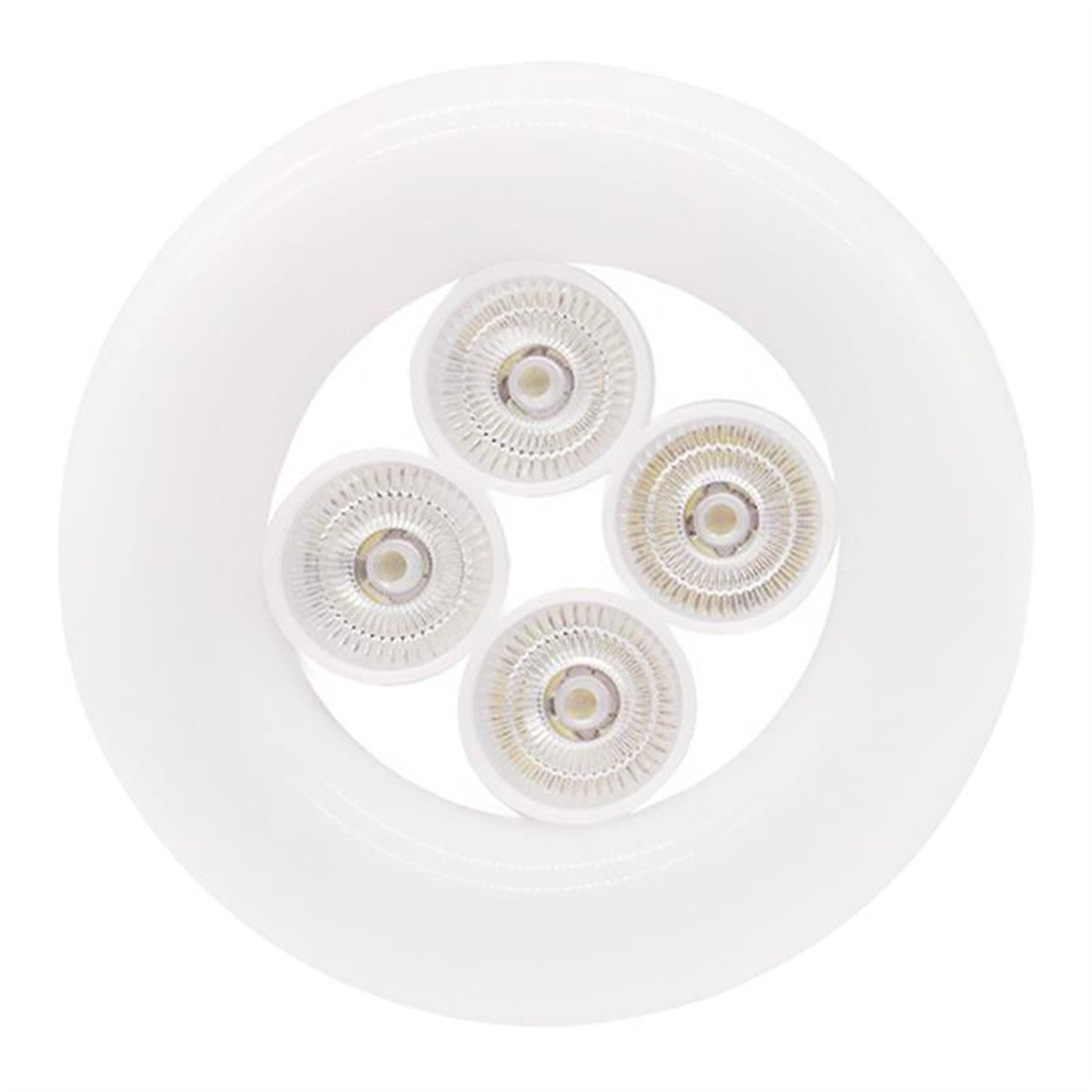 Powermaster Powermaster Beyaz E27 Duy 48 Watt 4\'lü Ufo Led Lamba KK-902 - Ledli Lambalar