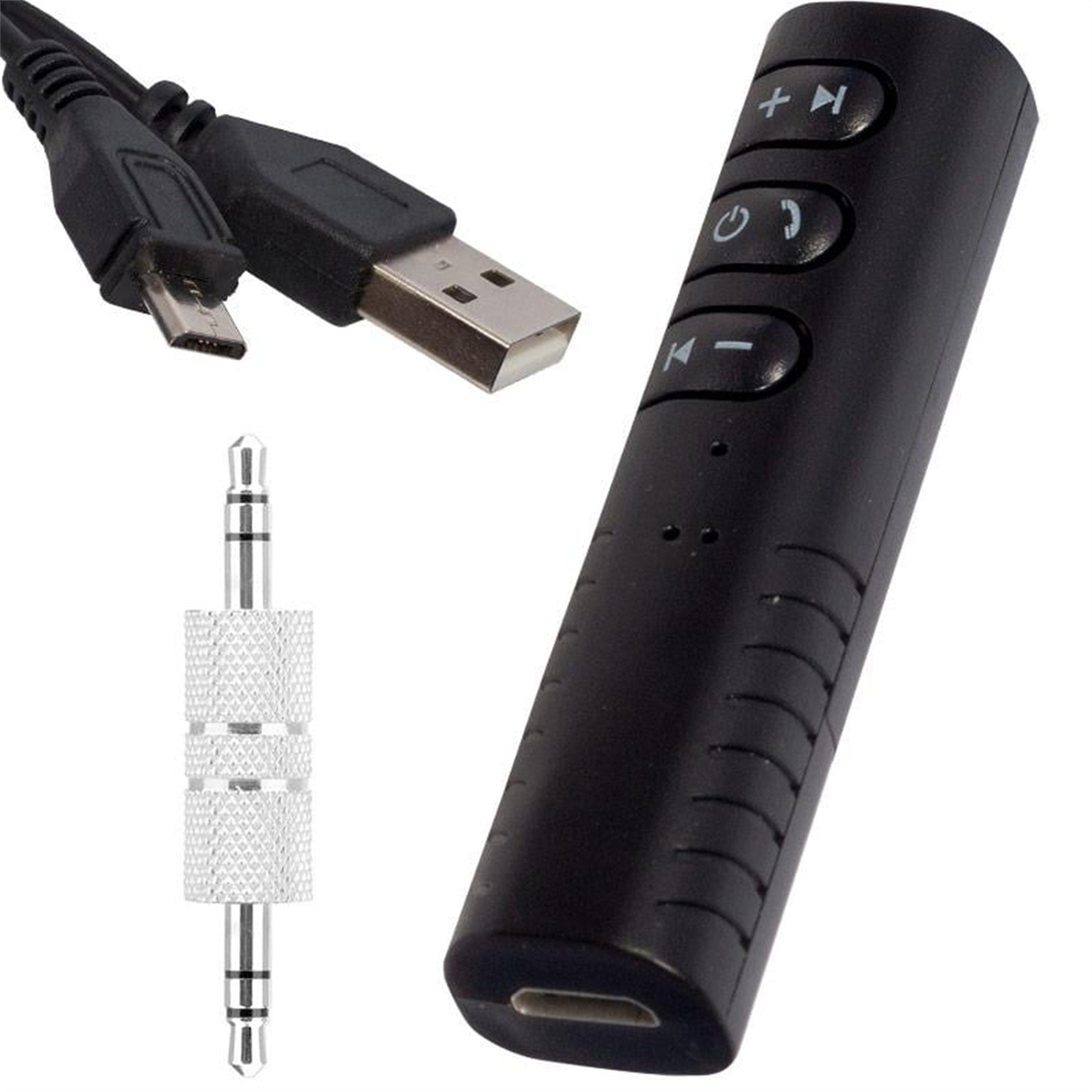 Powermaster Powermaster BT-801 Oto Araç Bluetooth Aux Müzik Alıcı Çevirici Kiti - Oto Aksesuarları