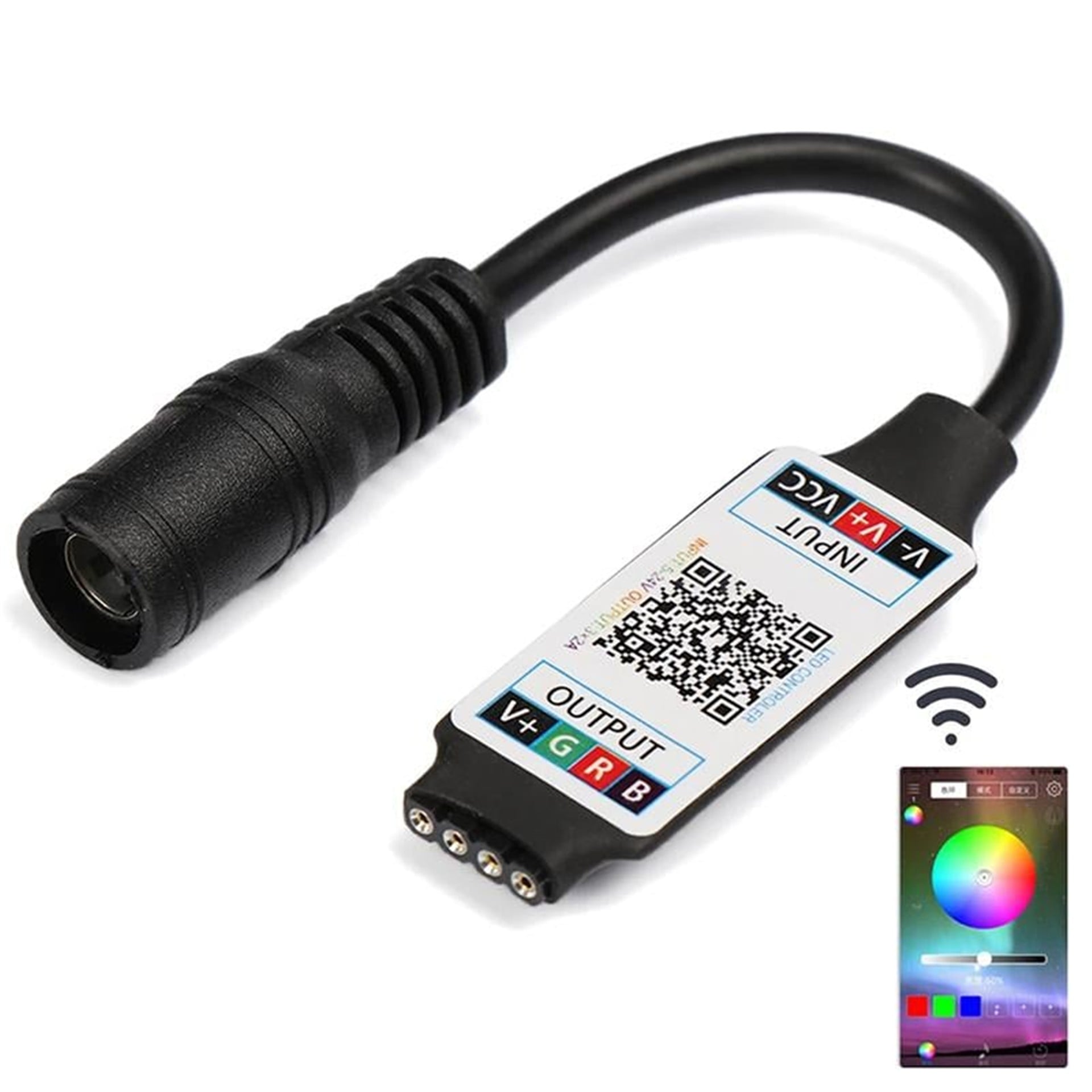 Powermaster Powermaster DC 5 Volt - 24 Volt - 6 Amper RGB Led Kontrol Cihazı - RGB Kontrol Devreleri