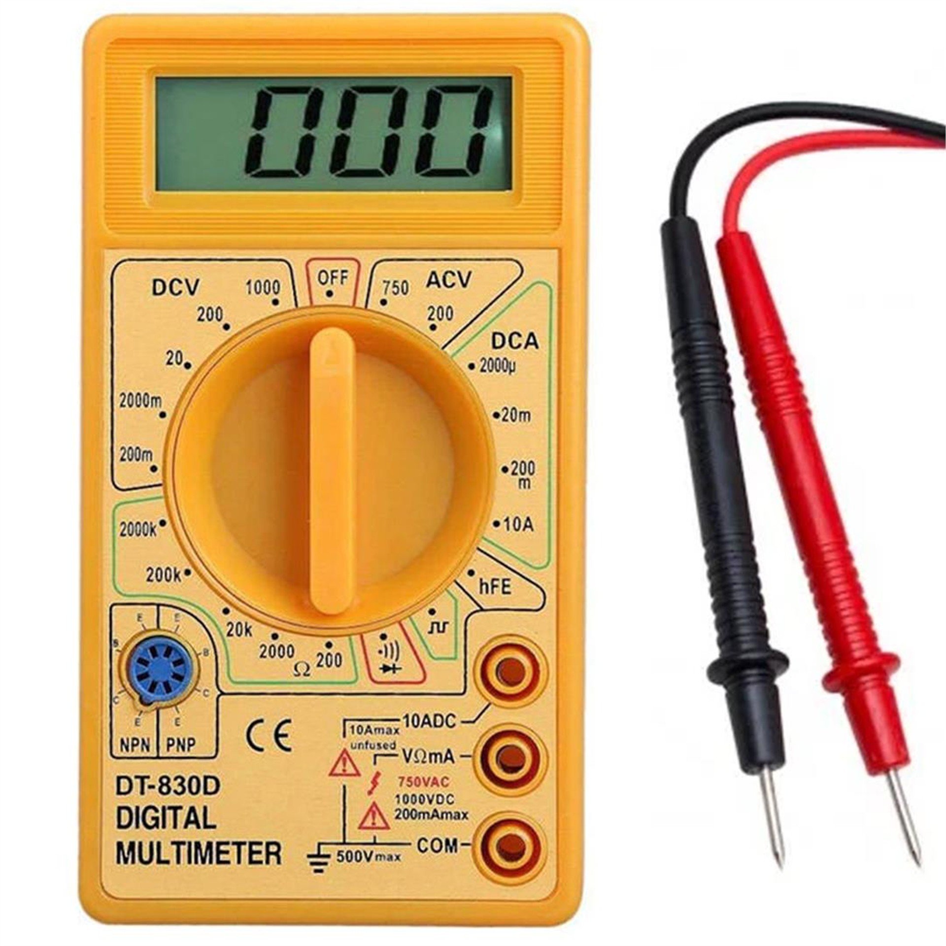 Powermaster Powermaster Digital Multimetre Ölçü Aleti DT-830D - Ölçü Aletleri