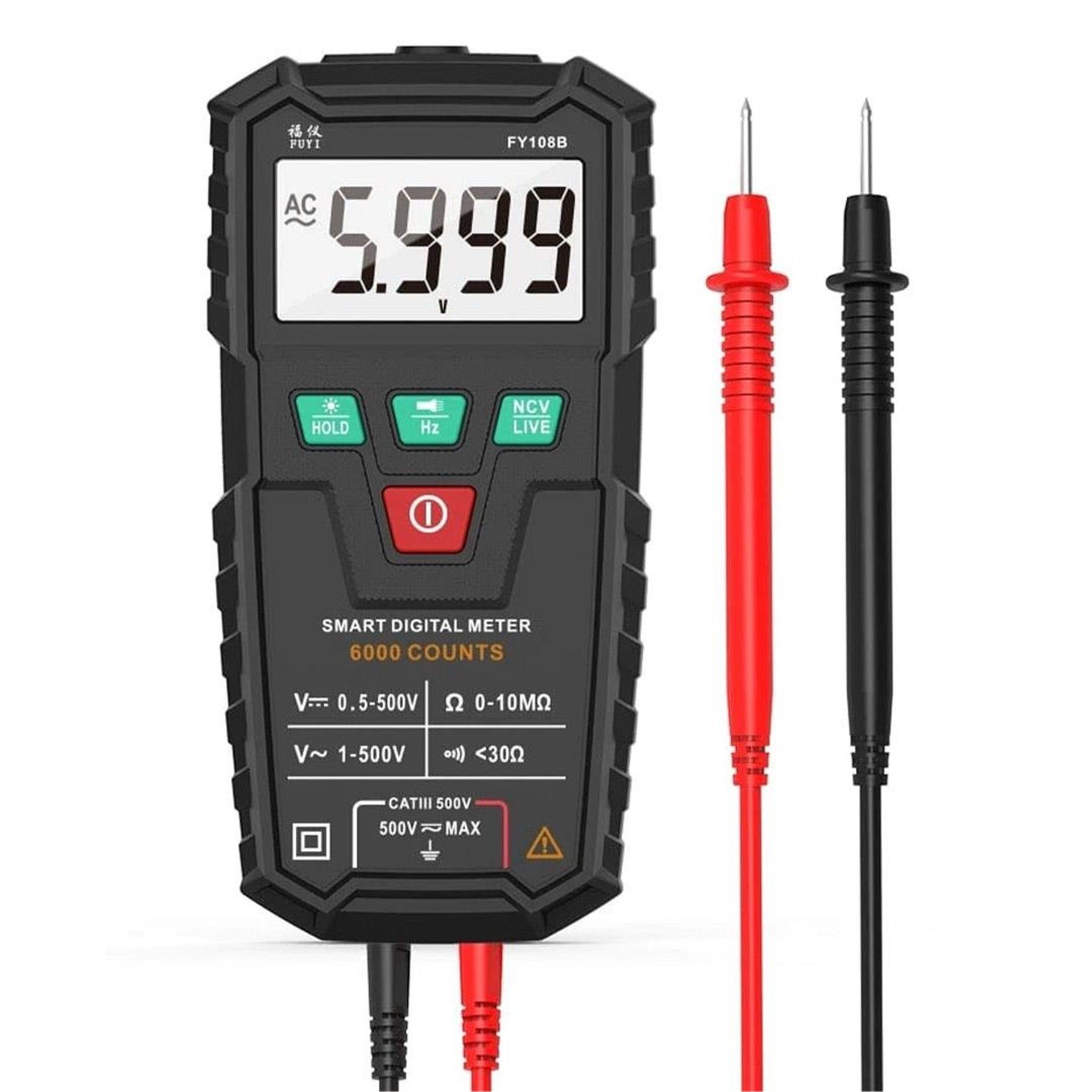 Powermaster Powermaster FY108B Digital Multimetre Ölçü Aleti - Ölçü Aletleri