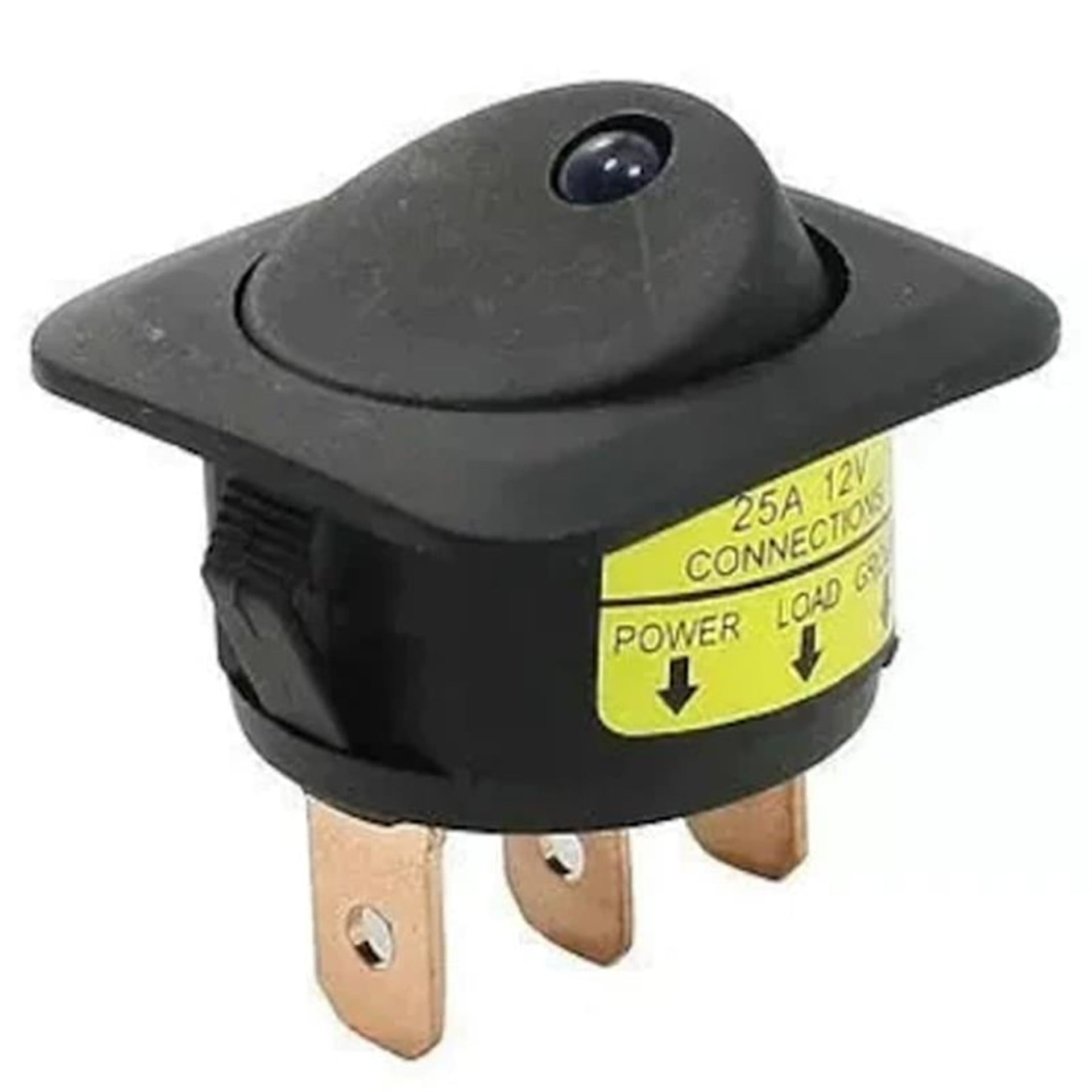 Powermaster PowerMaster IC-132D Işıklı 3 Pinli 12 Volt 25 Amper Açma-Kapama Anahtarı Kırmızı - Anahtar Çeşitleri
