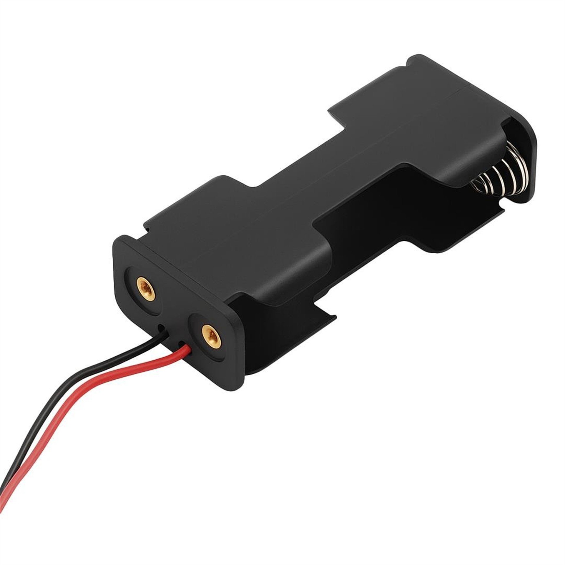 Powermaster PowerMaster IC-233 AA 2'li Pil Yuvası (Sırt Sırta - 3V) - Fiş - Jack - Şase