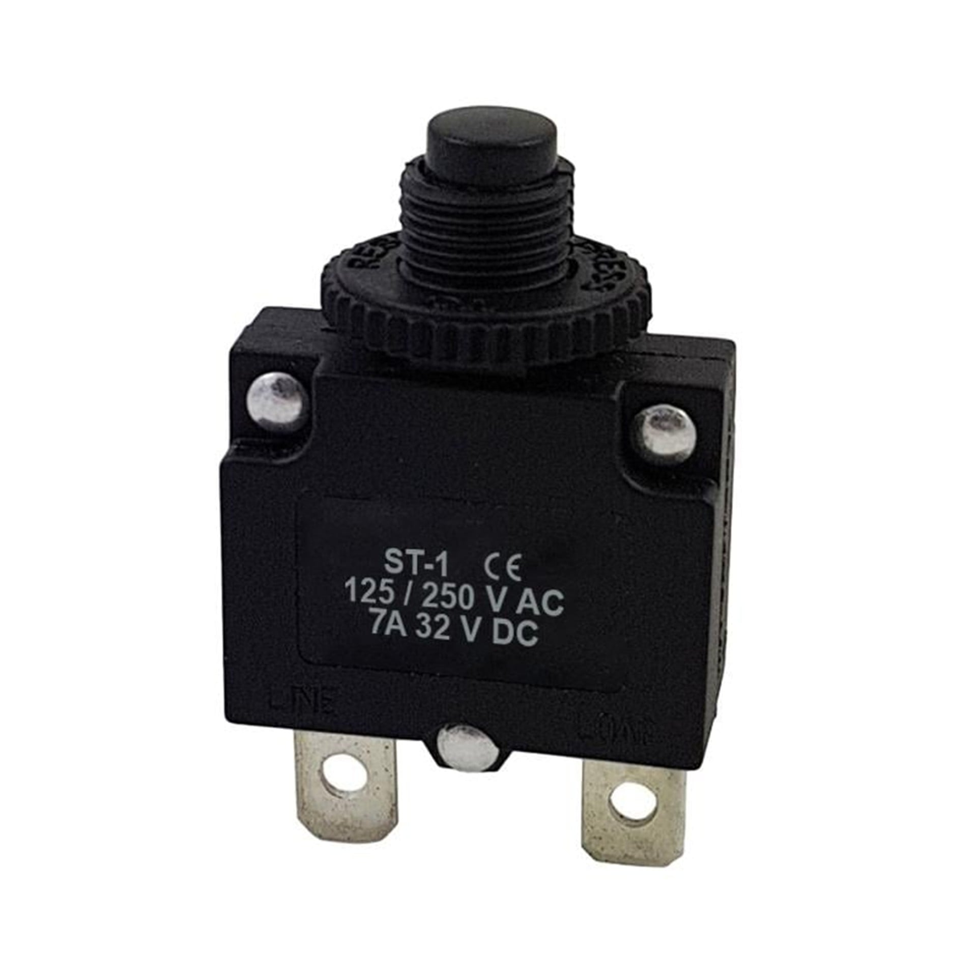 Powermaster PowerMaster IC-271S ST-1 Termik Resetli Sigorta 125/250V AC 32V DC 7 Amper - Fiş - Jack - Şase