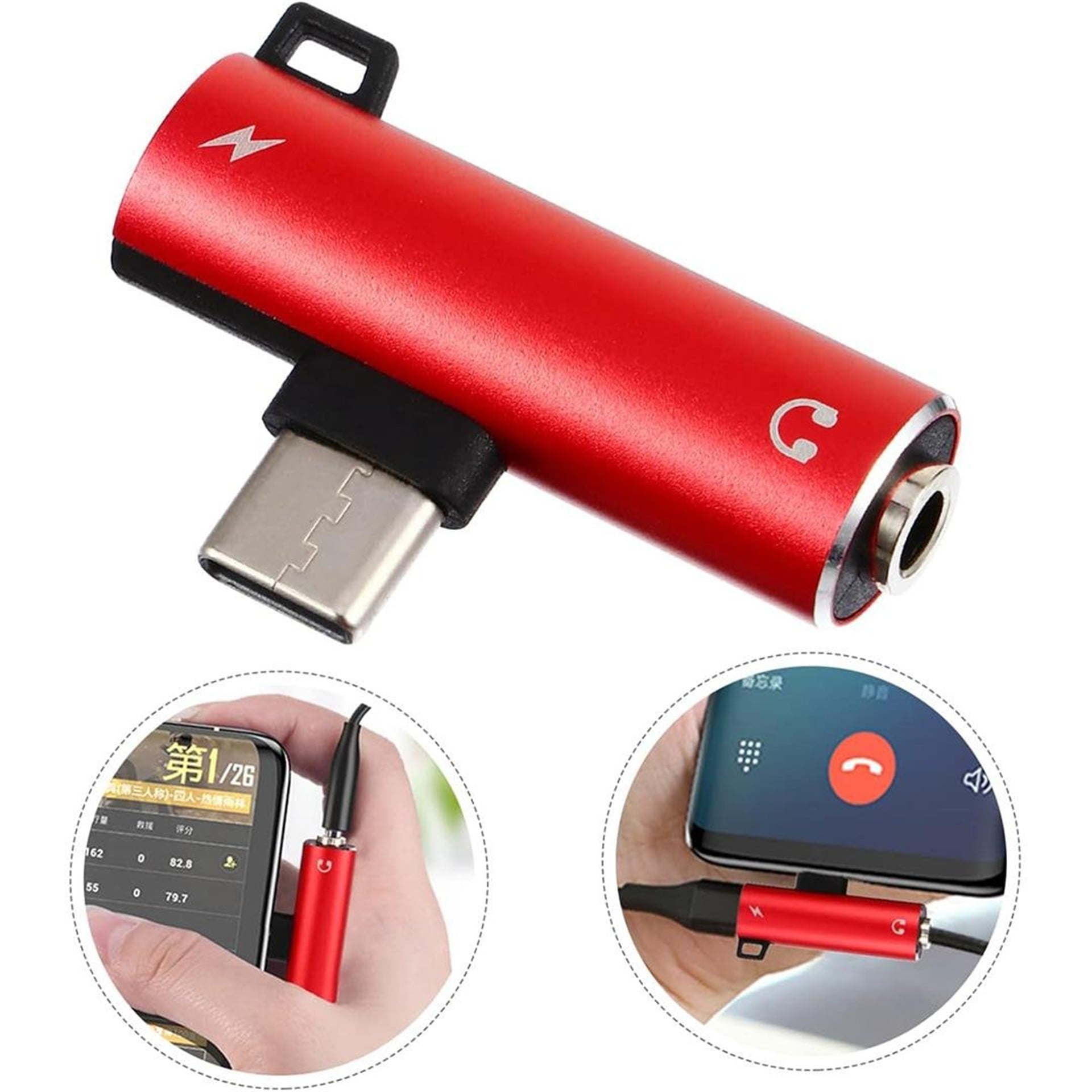 Powermaster Powermaster Iphone Şarj-3.5 Mm Kulaklık Çevirici Adaptör Jack - Çevirici ve Dönüştürücü