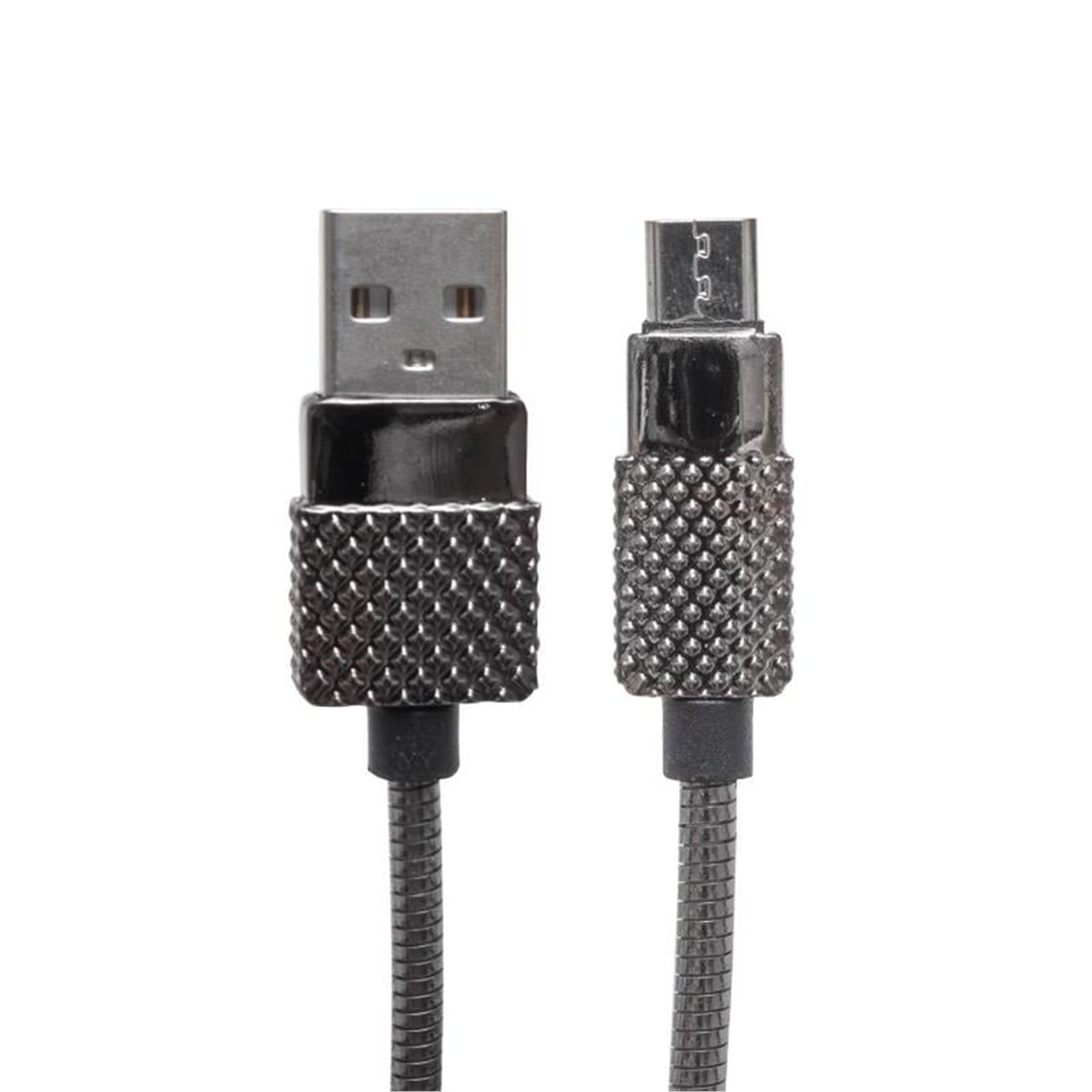 Powermaster Powermaster Metal Yaylı 3 Amper Micro USB Şarj ve Data Kablosu - Data-Şarj Kabloları