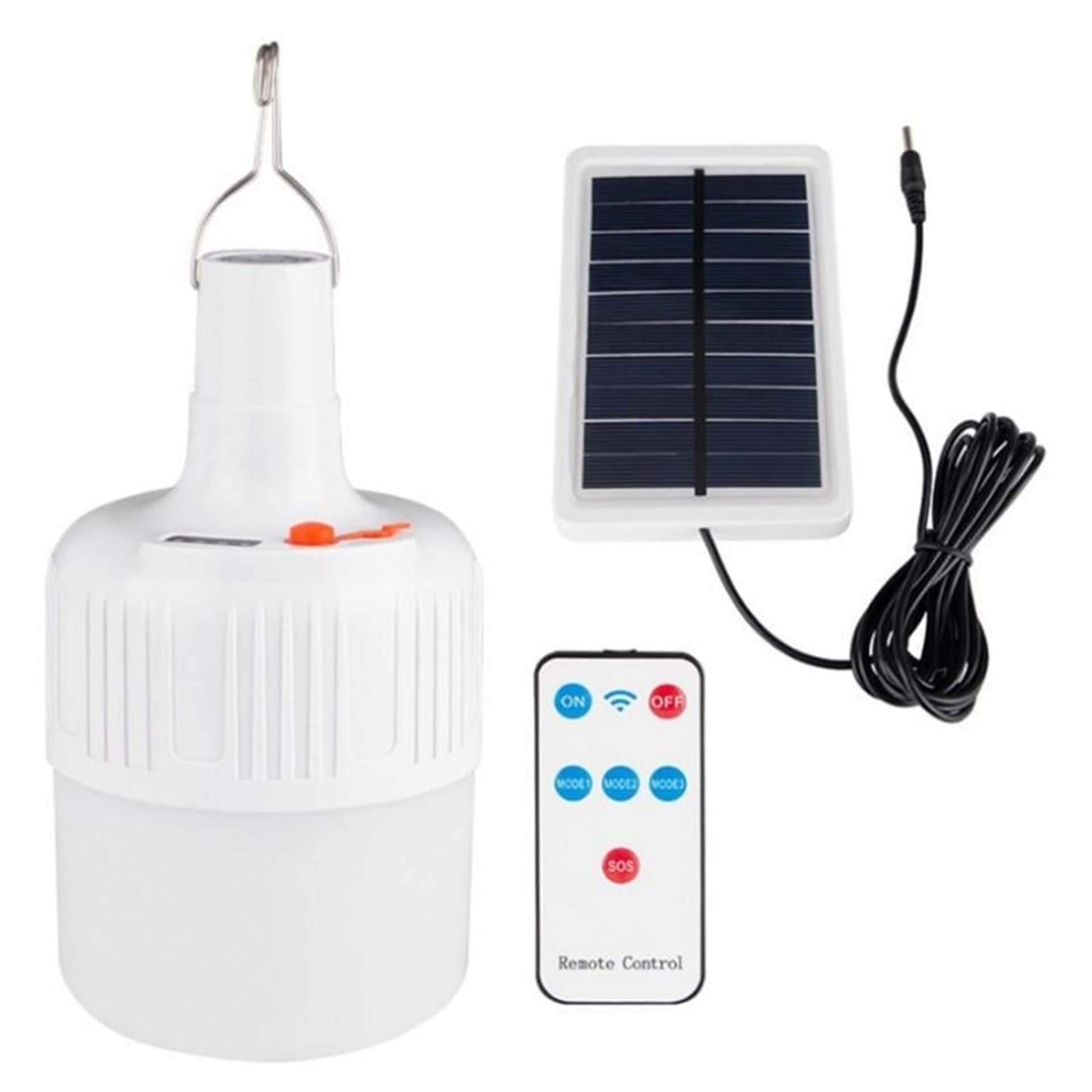 Powermaster Powermaster MX-V51 Solar Panelli Şarjlı Uzaktan Kumandalı Acil Durum Kamp Lambası - Ledli Lambalar