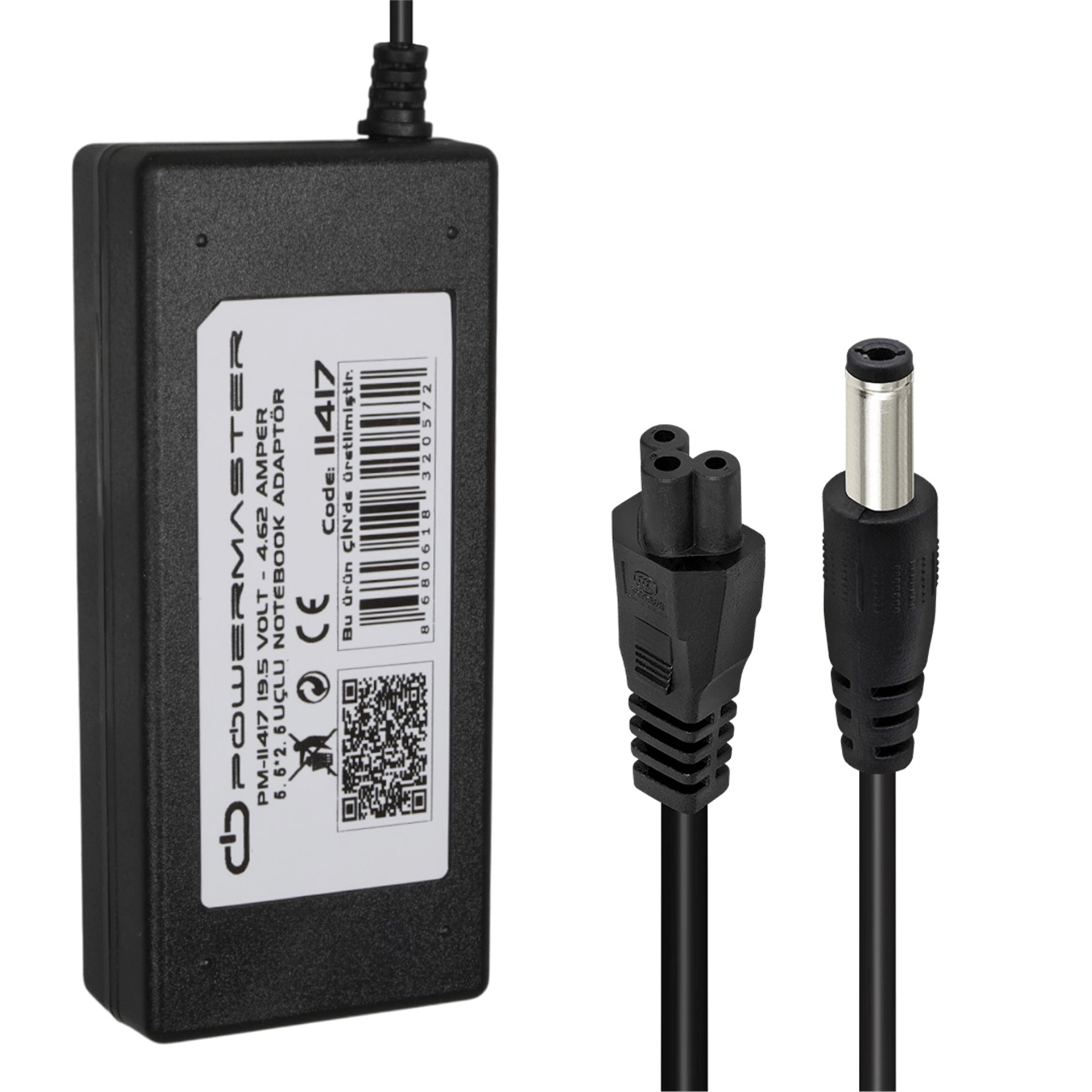 Powermaster Powermaster PM-11417 19.5 Volt - 4.62 Amper 5.5*2.5 Mm Uçlu Adaptör (Hp Ultrabook Notebook) - Adaptörler