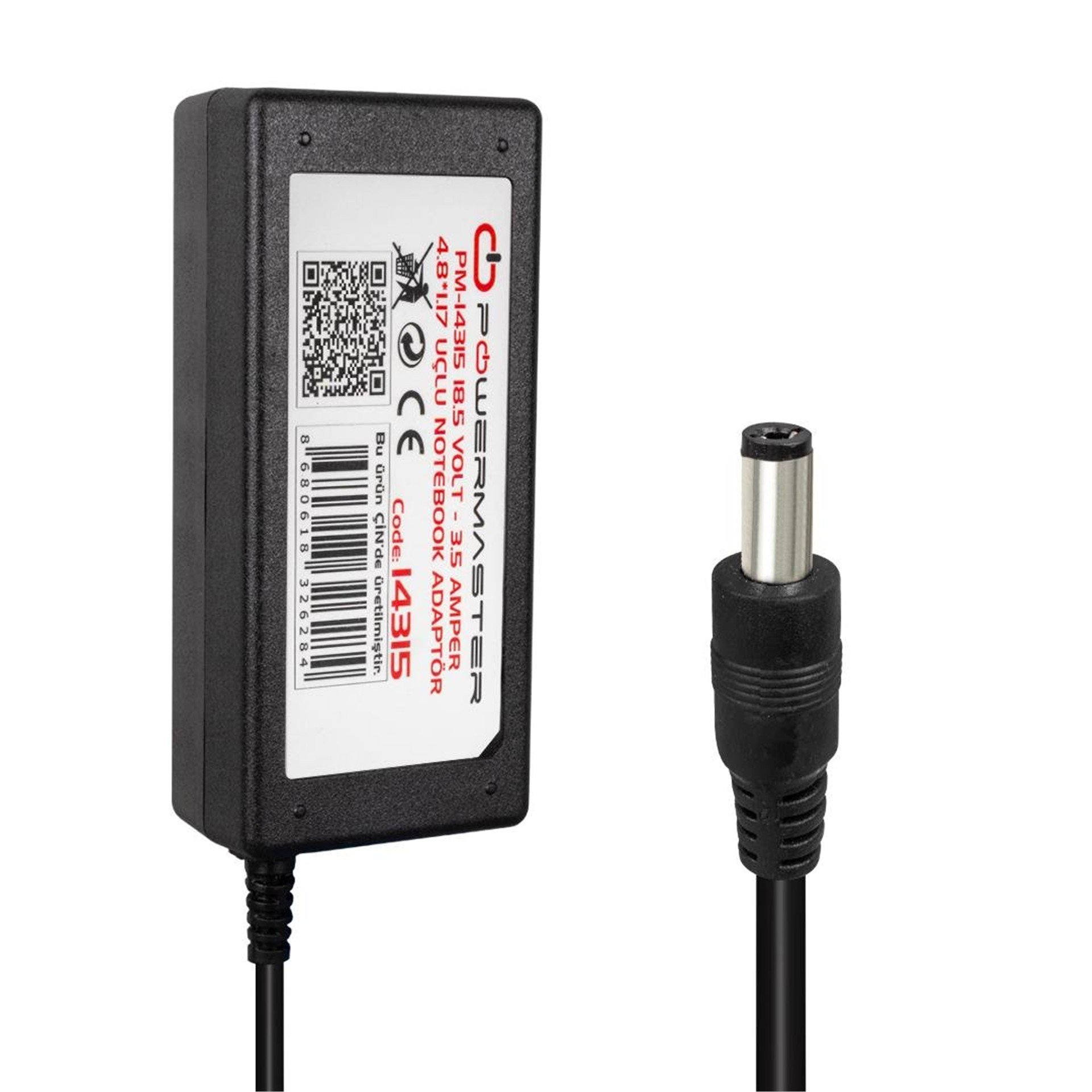 Powermaster Powermaster PM-14315 18.5 Volt - 3.5 Amper 5.5*2.5 Uçlu Adaptör (Hp Notebook) - Adaptörler