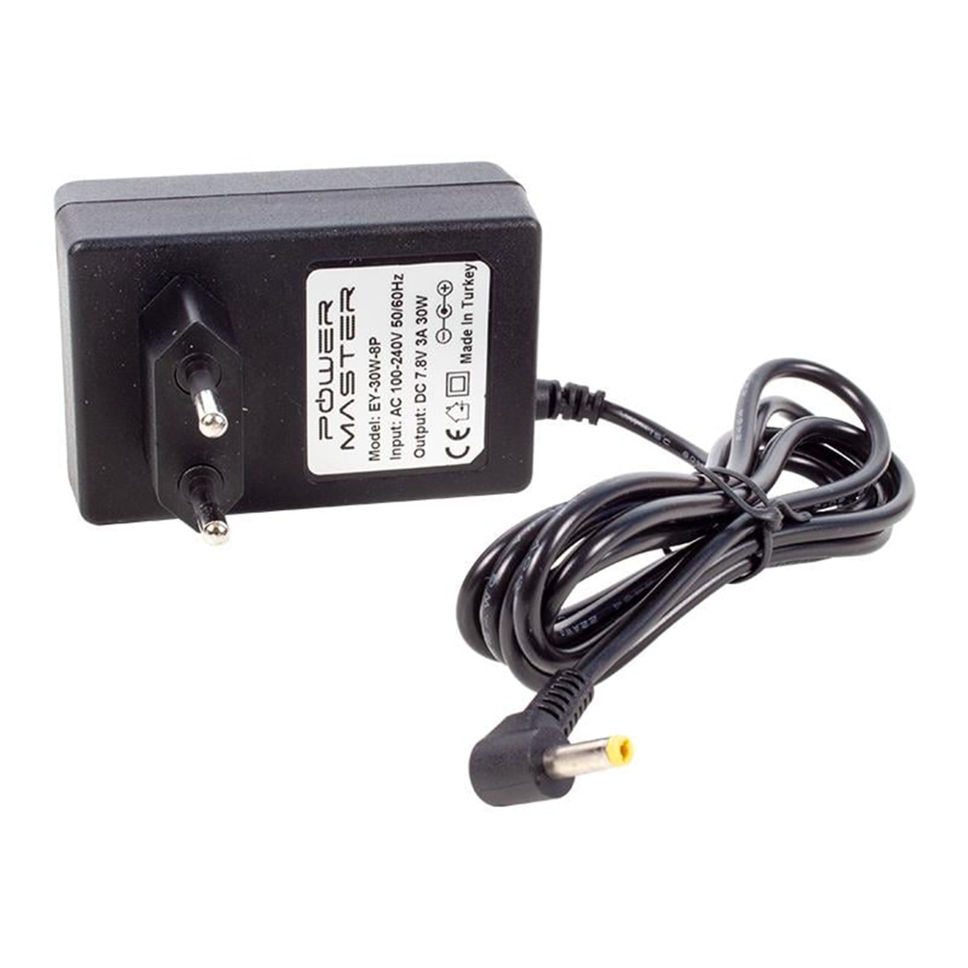 Powermaster Powermaster PM-14444 7.8 Volt 3 Amper 3.5*1.35 Mm Uçlu Ac Plastik Yazar Kasa Adaptör - Adaptörler