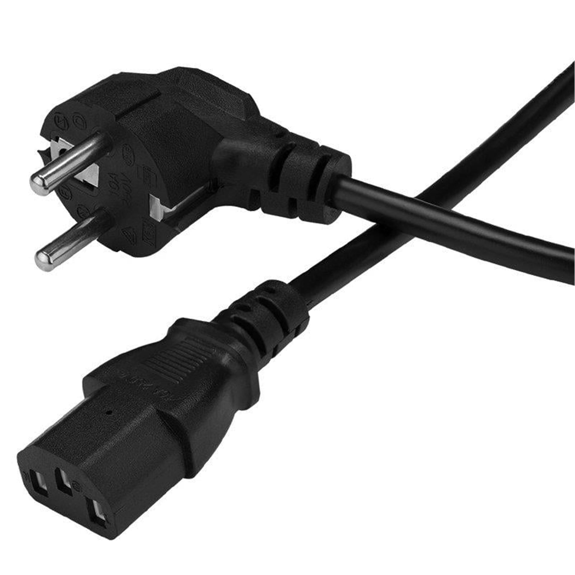 Powermaster PowerMaster PM-14608 1.5 Metre PC Power Güç Kablosu 3x0.50mm² IEC-60320 C13 (Dişi) - Schuko/Tip F (Erkek) Fiş Uçlu - Power Güç Kabloları