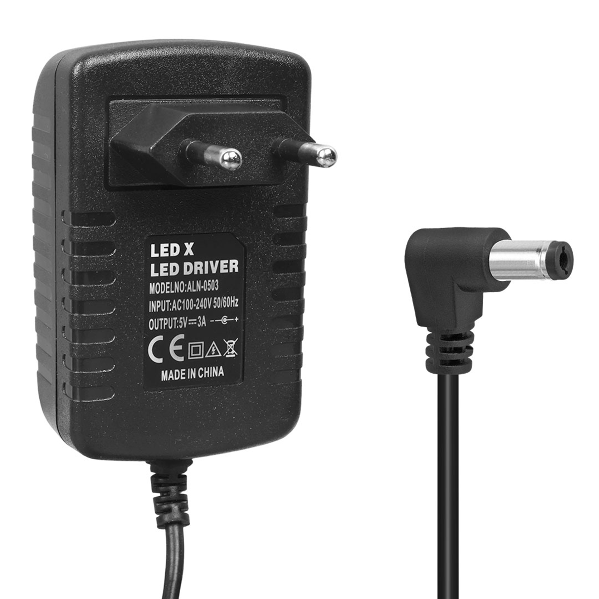 Powermaster Powermaster PM-16737 5 Volt - 3 Amper 5.5*2.5 Mm Uçlu Plastik Kasa Adaptör - Adaptörler