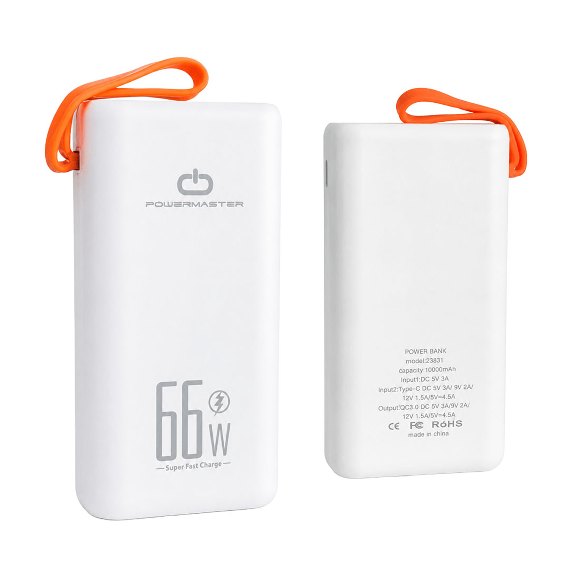 Powermaster Powermaster PM-23831 10000 mAh Powerbank - Powerbank