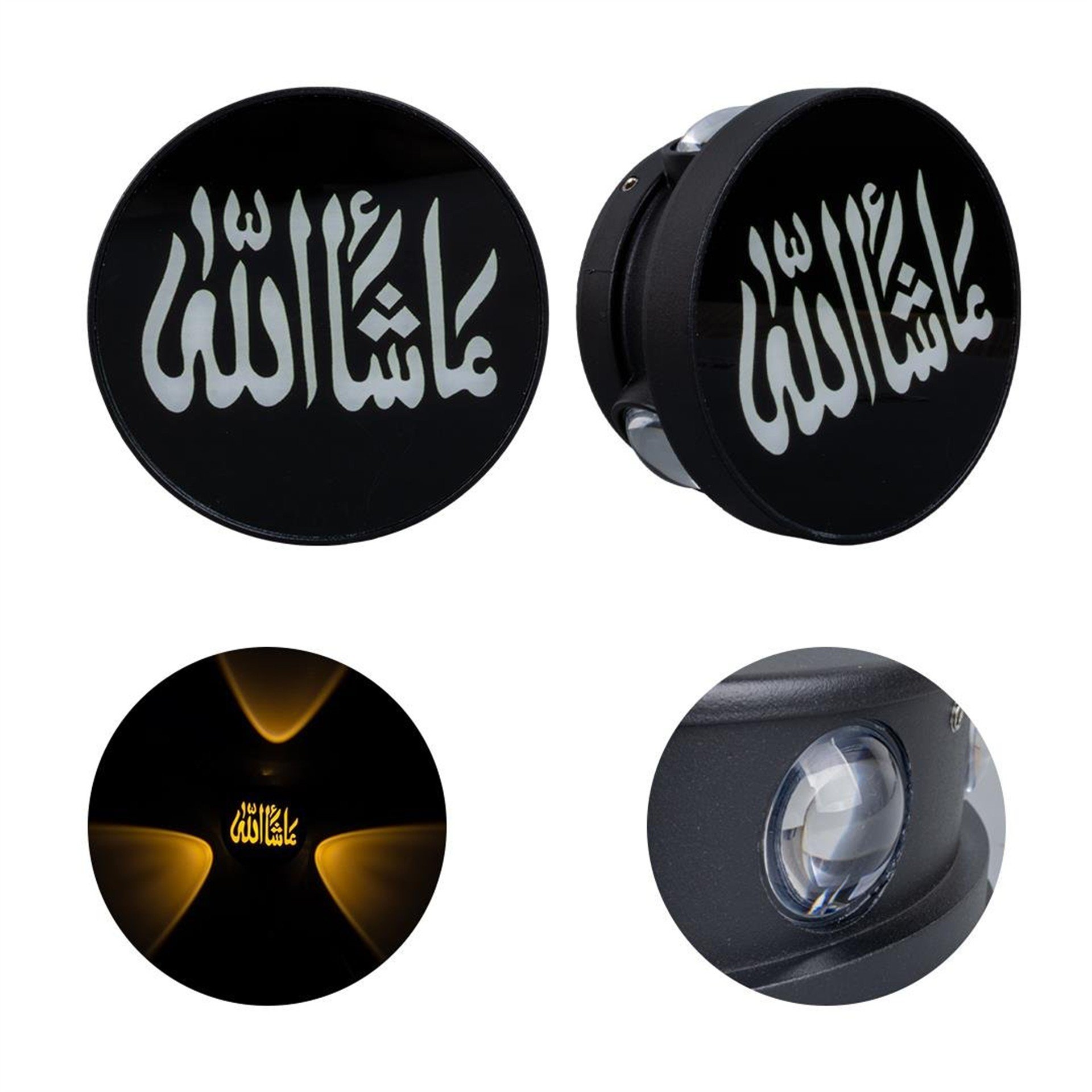 Powermaster PowerMaster PM-24451 3000K Maşallah Dekoratif LED Duvar Aplik - Ledli Lambalar