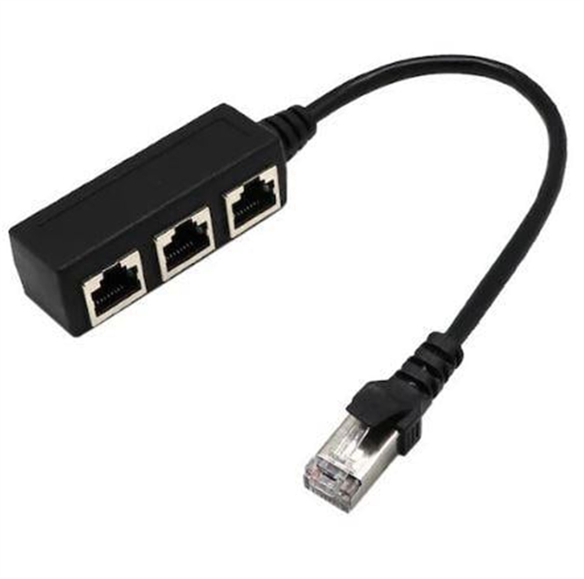 Powermaster PowerMaster PM-25007 Ethernet RJ45 3'lü Dağıtıcı Splitter - Çevirici Dağıtıcı
