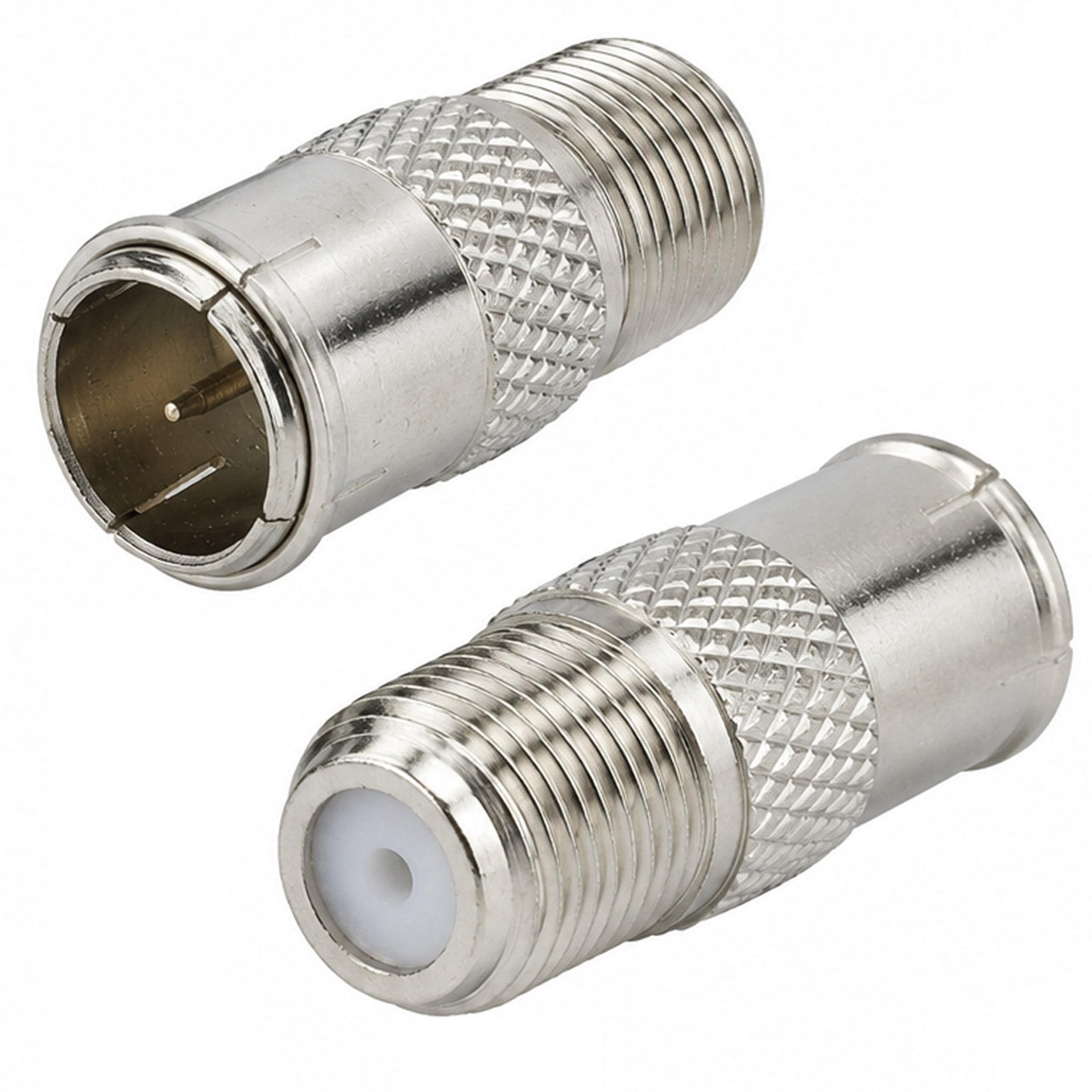 Powermaster Powermaster PM-2627 Düz Tip Dişi-Erkek Dönüştürücü Hızlı F Konnektör - Uydu Ekipmanları