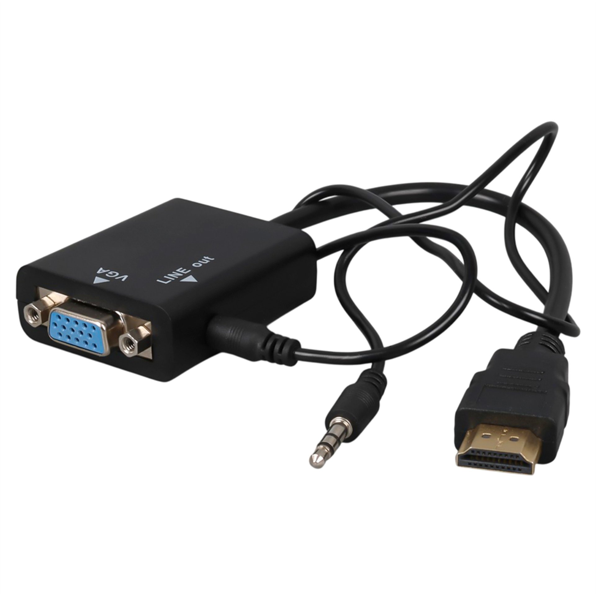 Reyonex Powermaster Pm-32015 Hdmı To Vga Çevirici Adaptör Ses Çıkışlı - Çevirici-Dağıtıcılar