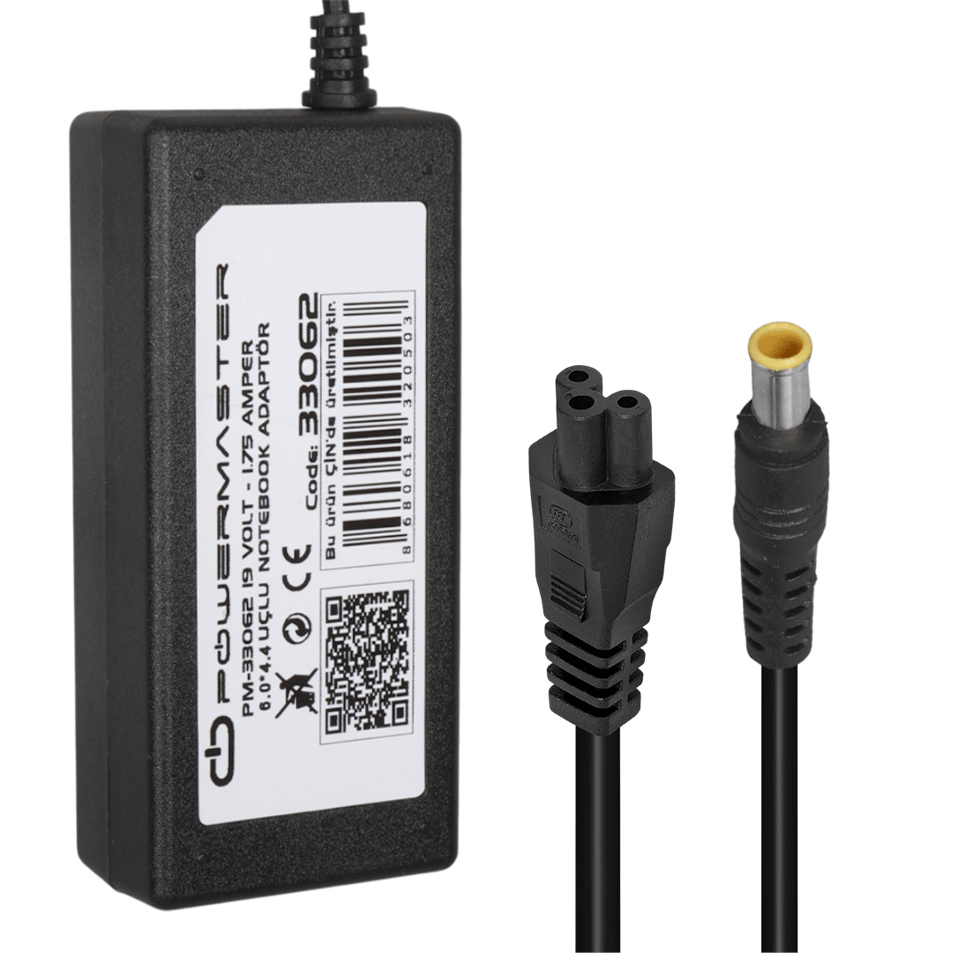 Powermaster Powermaster PM-33062 19 Volt - 1.75 Amper 6.0*4.4  Mm Uçlu Adaptör (Asus Notebook) - Adaptörler