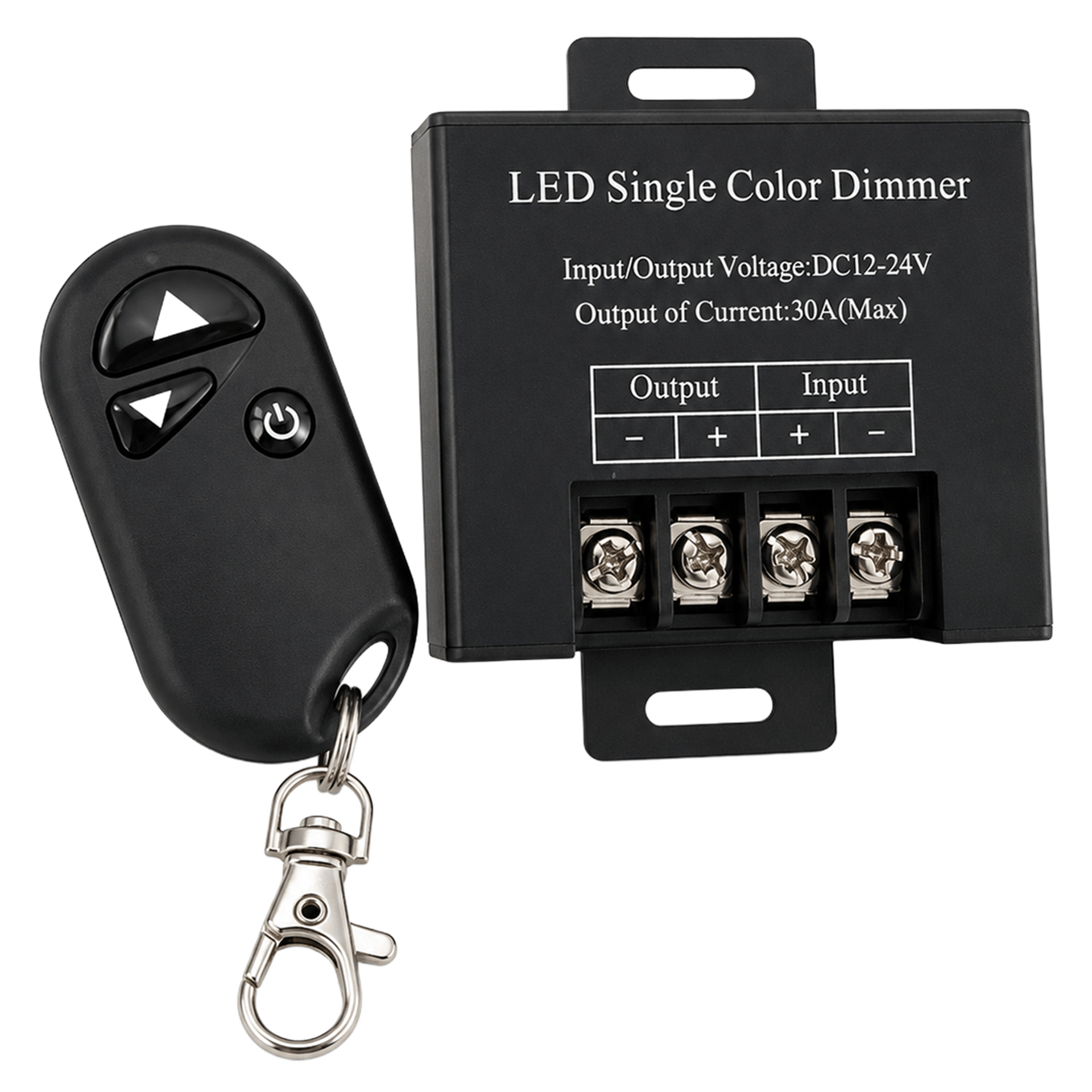 Powermaster Powermaster PM-37845 12V-24V 30A Tek Renk Şerit LED Dimmer RF Uzaktan Kumandalı Kontrol Cihazı - RGB Kontrol Devreleri