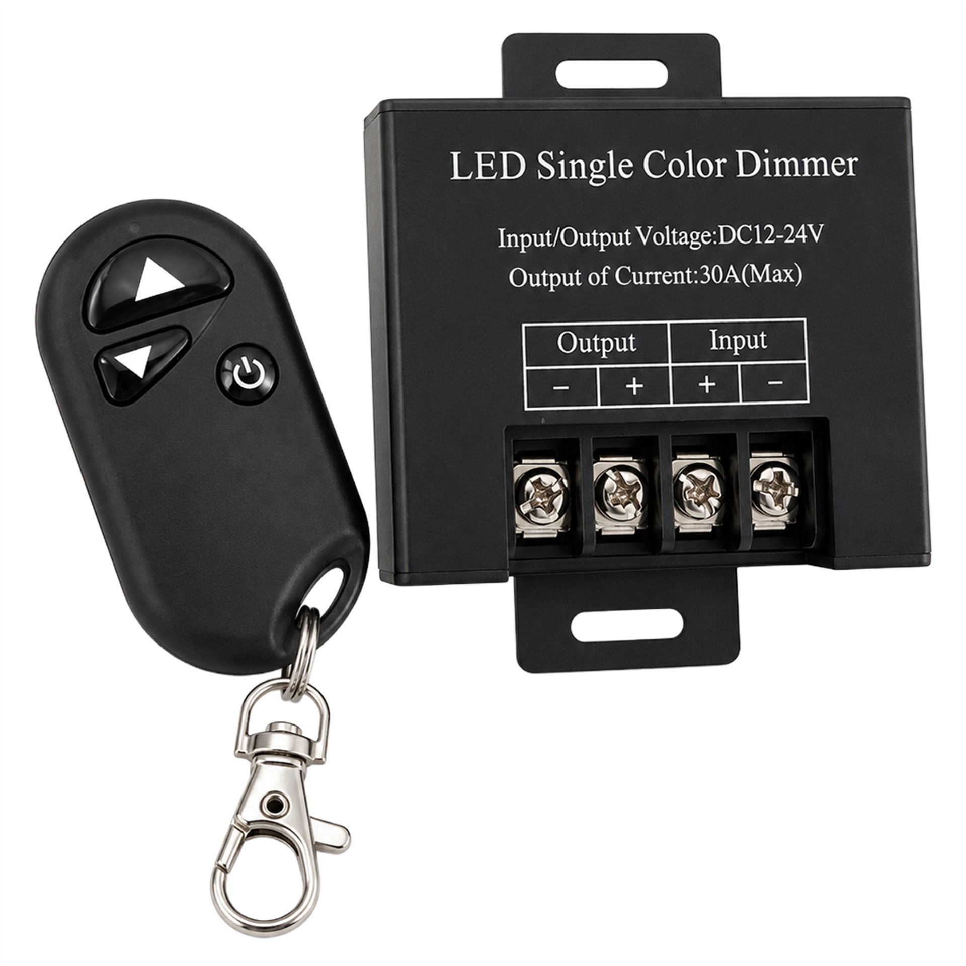Powermaster Powermaster PM-37845 12V-24V 30A Tek Renk Şerit LED Dimmer RF Uzaktan Kumandalı Kontrol Cihazı - RGB Kontrol Devreleri