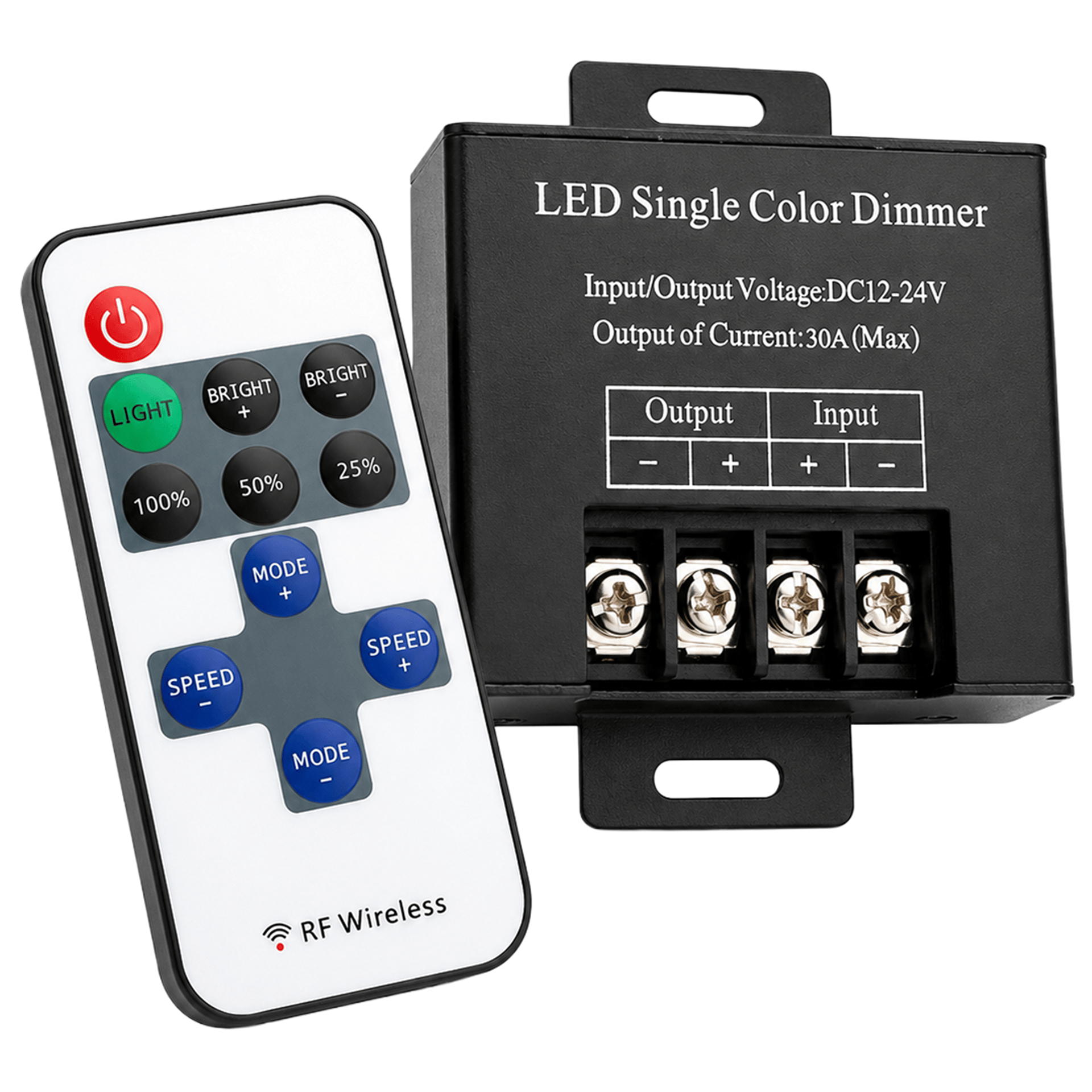 Powermaster Powermaster PM-37846 12V-24V 30A Çok Modlu RF Uzaktan Kumandalı Şerit LED Dimmer Kontrol Cihazı - RGB Kontrol Devreleri