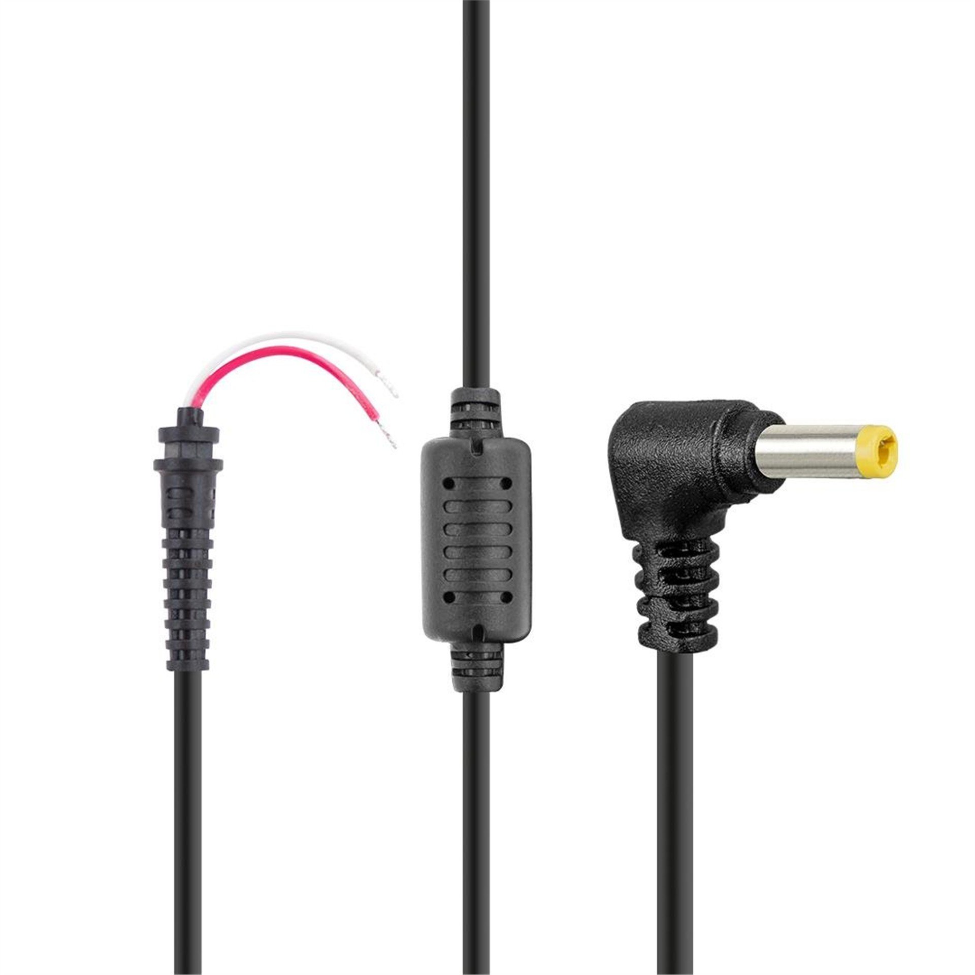 Powermaster Powermaster PM-5979 1.2 Metre 4.0*1.7 Mm L Uçlu 90 Derece Jacklı Notebook Adaptör Kablo - Laptop Adaptör Kabloları