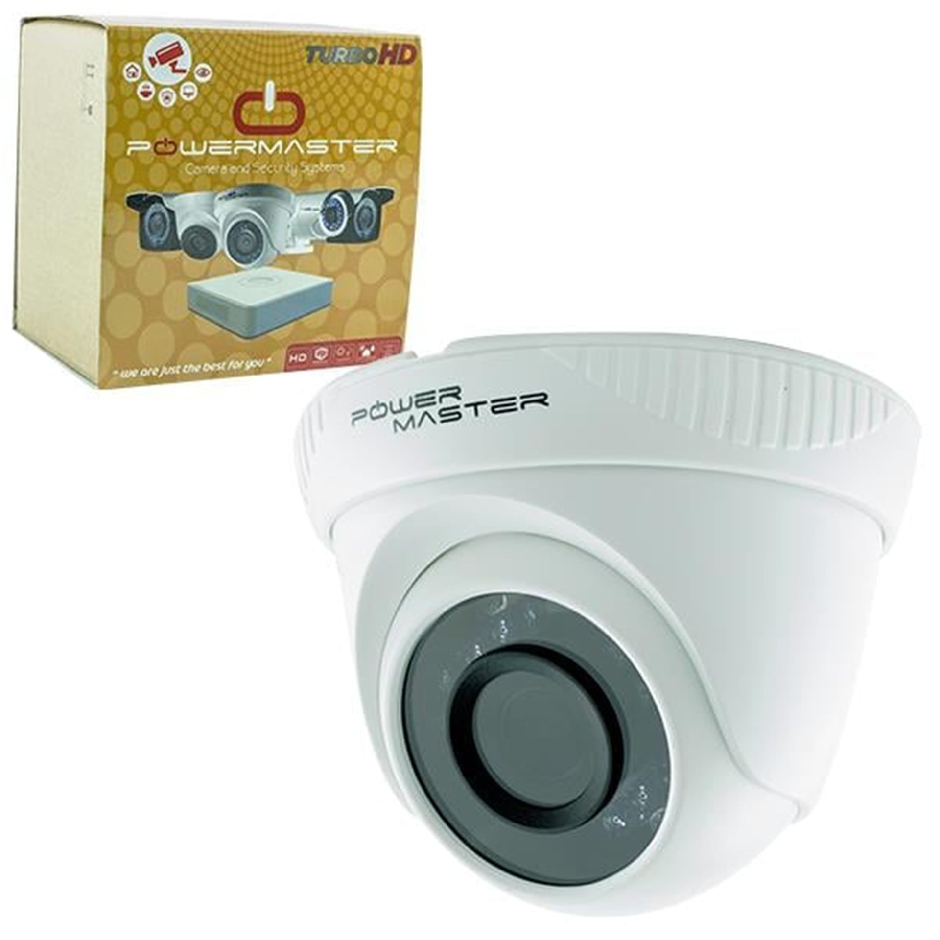 Powermaster Powermaster PM-TDOT/PF 2 Mp 4 in 1 Dome Kamera - AHD Kameralar