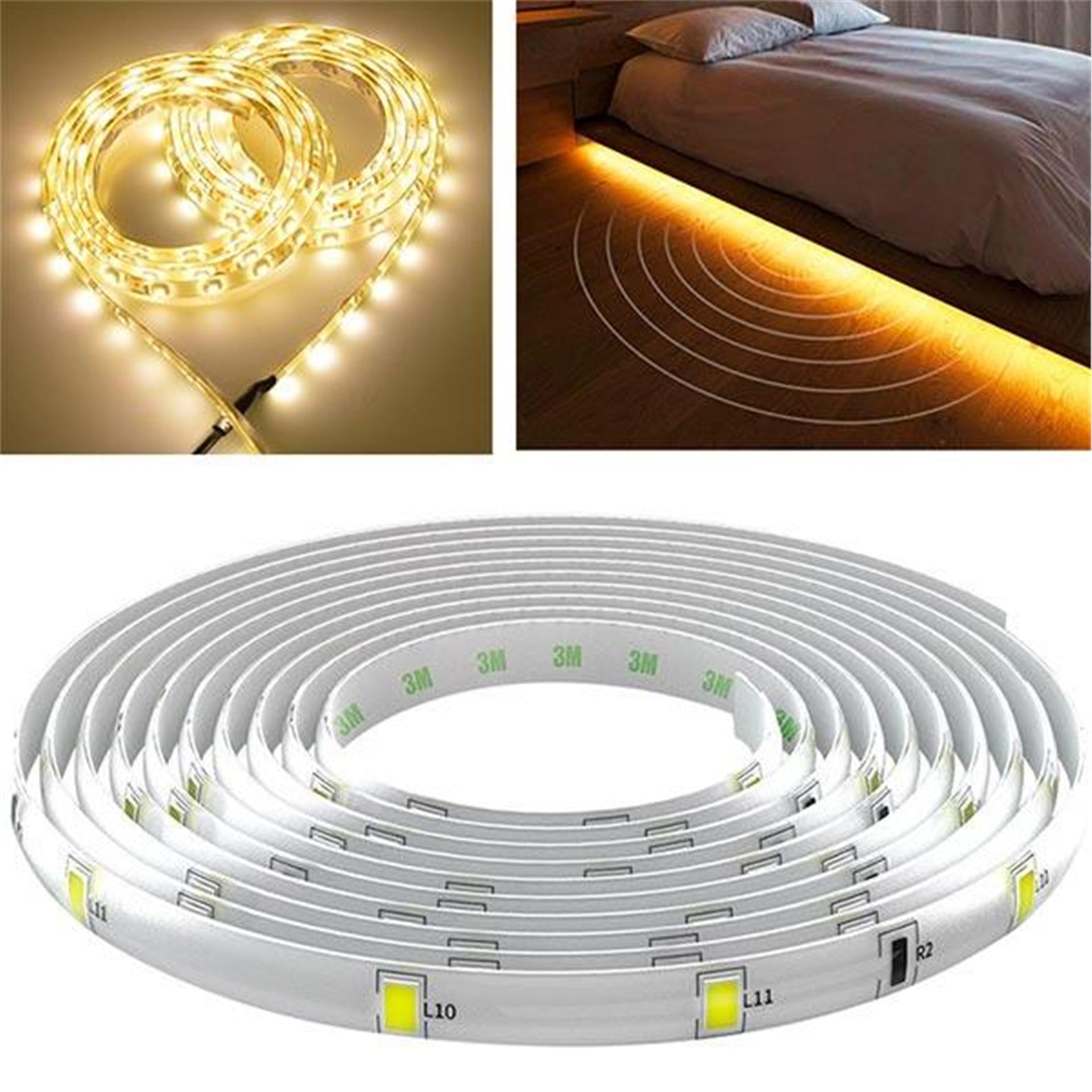 Powermaster Powermaster Sensörlü Çift Kişilik Yatak Altı & Mobilya  Led Aydınlatma - Led Ampul Aydınlatma