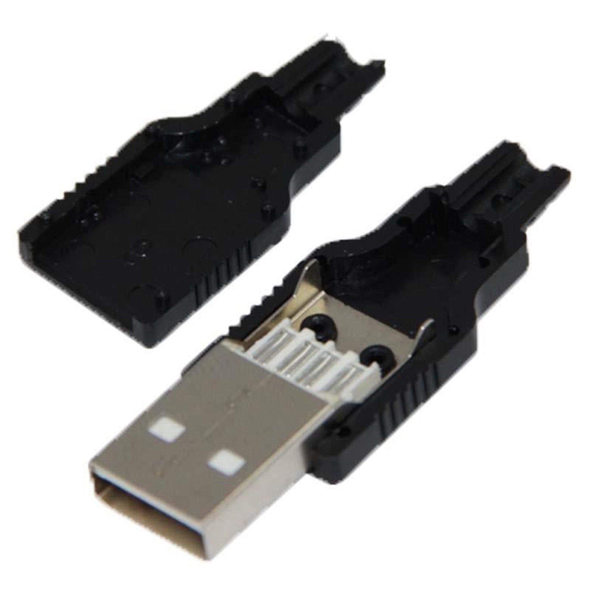 Powermaster PowerMaster USB A Erkek Lehimlenebilir Model Soket (IC-264A) - Fiş - Jack - Şase